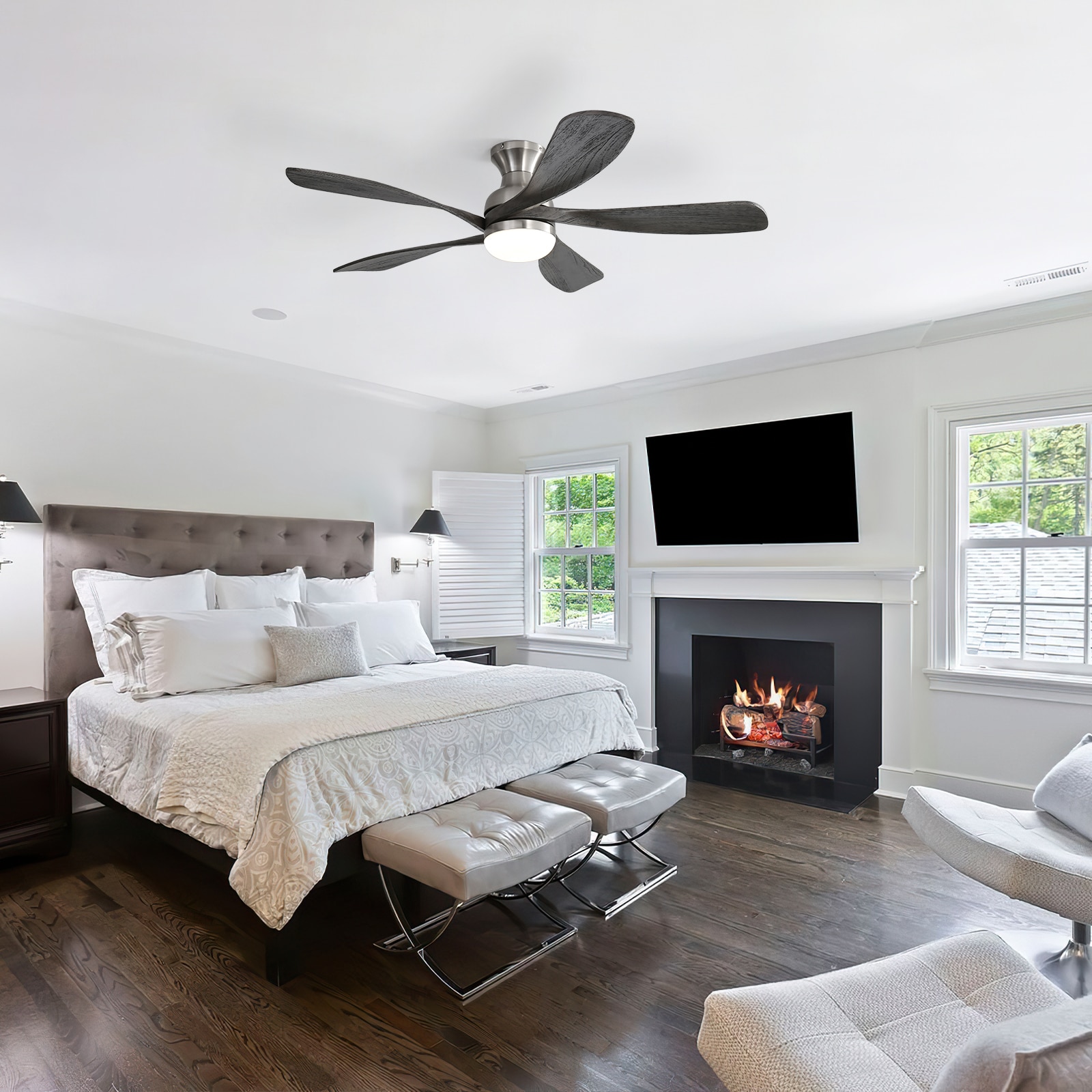 Sofucor LS-52K073SMTY-SN-HLS Ceiling-Fans - View #2