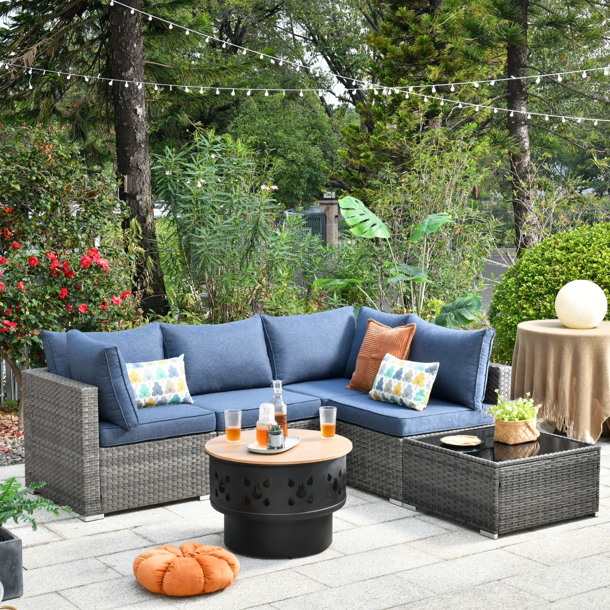 XIZZI XIHOPS3053A-YMFP Patio-Conversation-Sets - View #2