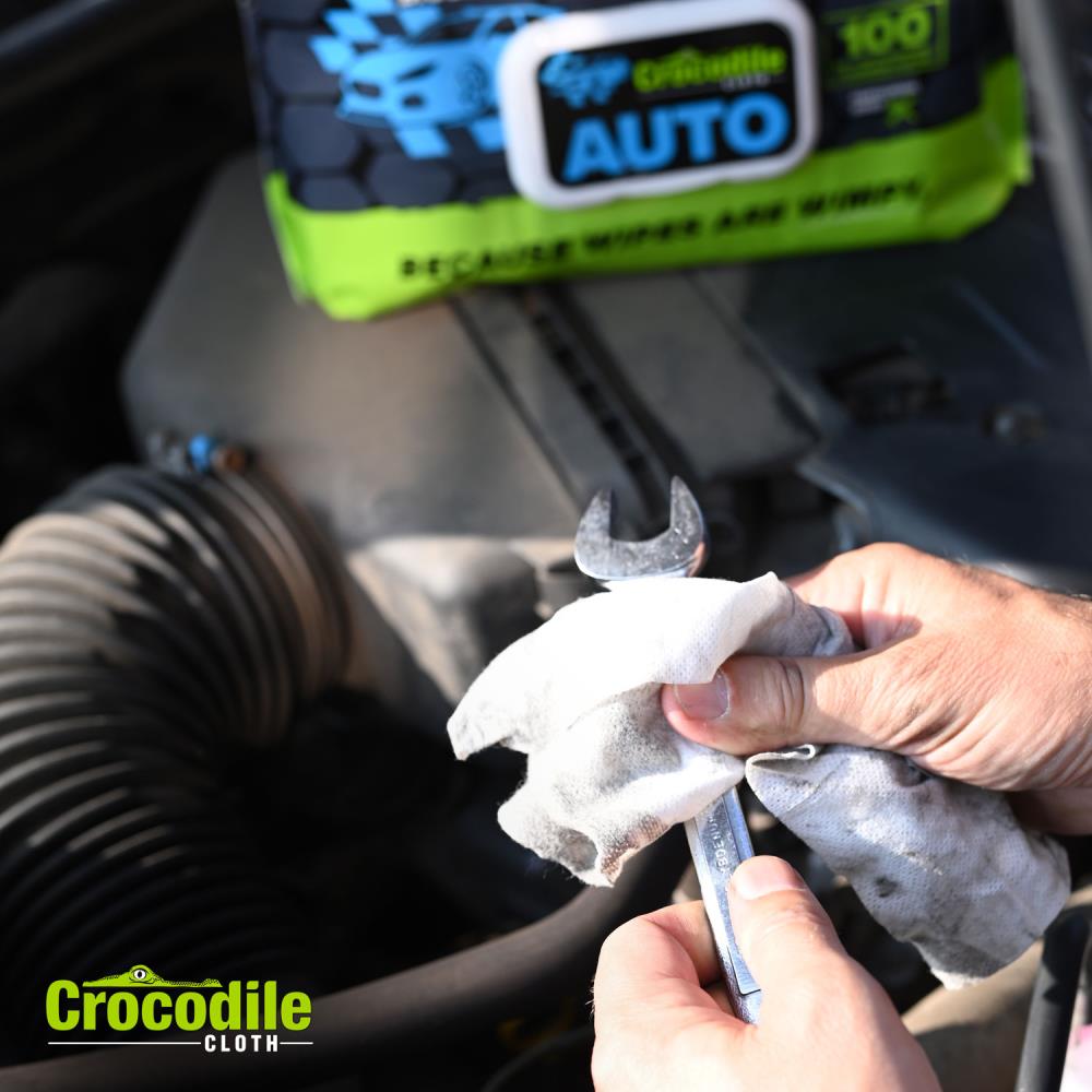 Crocodile Cloth Industrial Cleaning Over-Sized Wipes! Great For