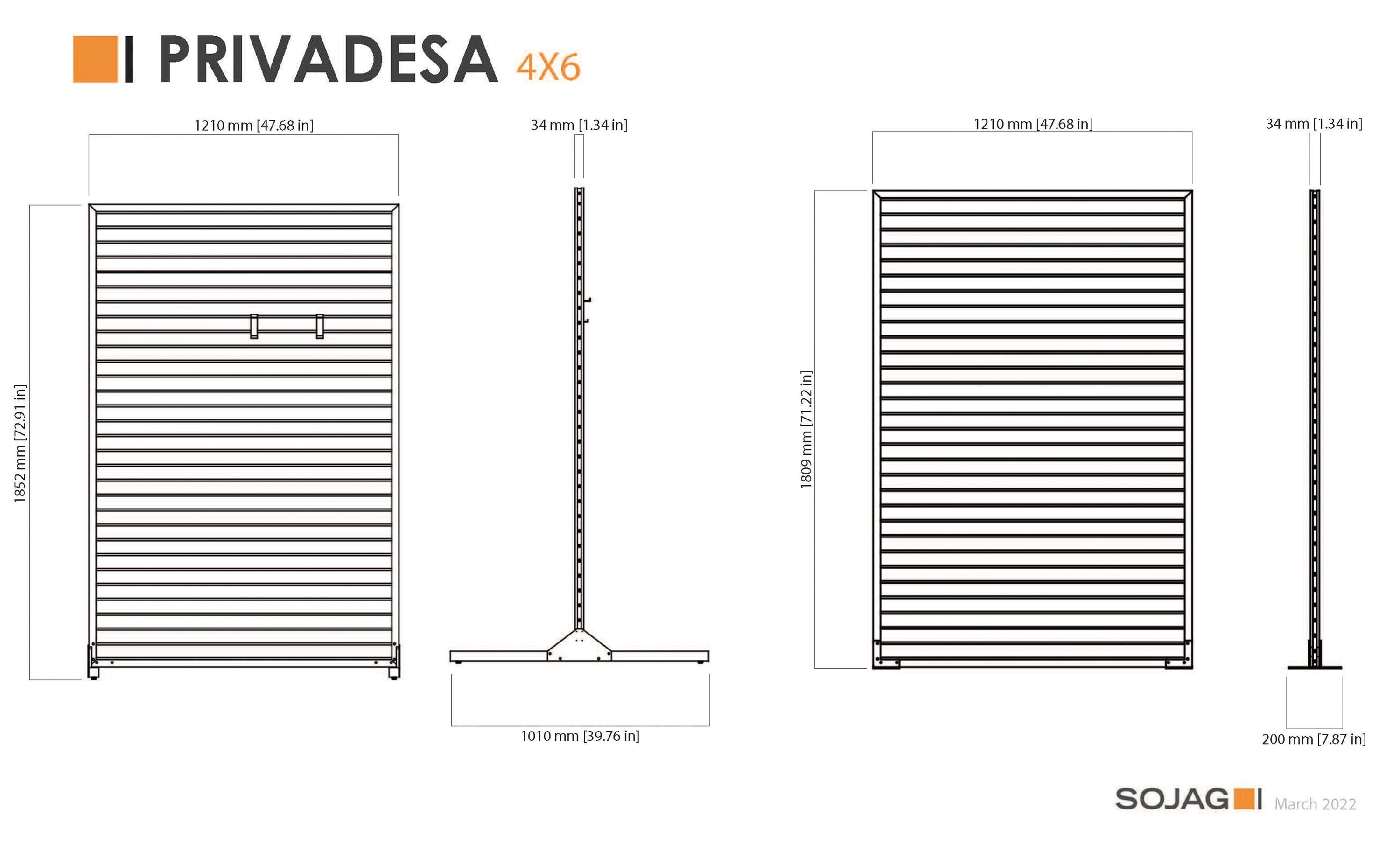 Sojag 099-9167528 Outdoor-Privacy-Screen - View #3