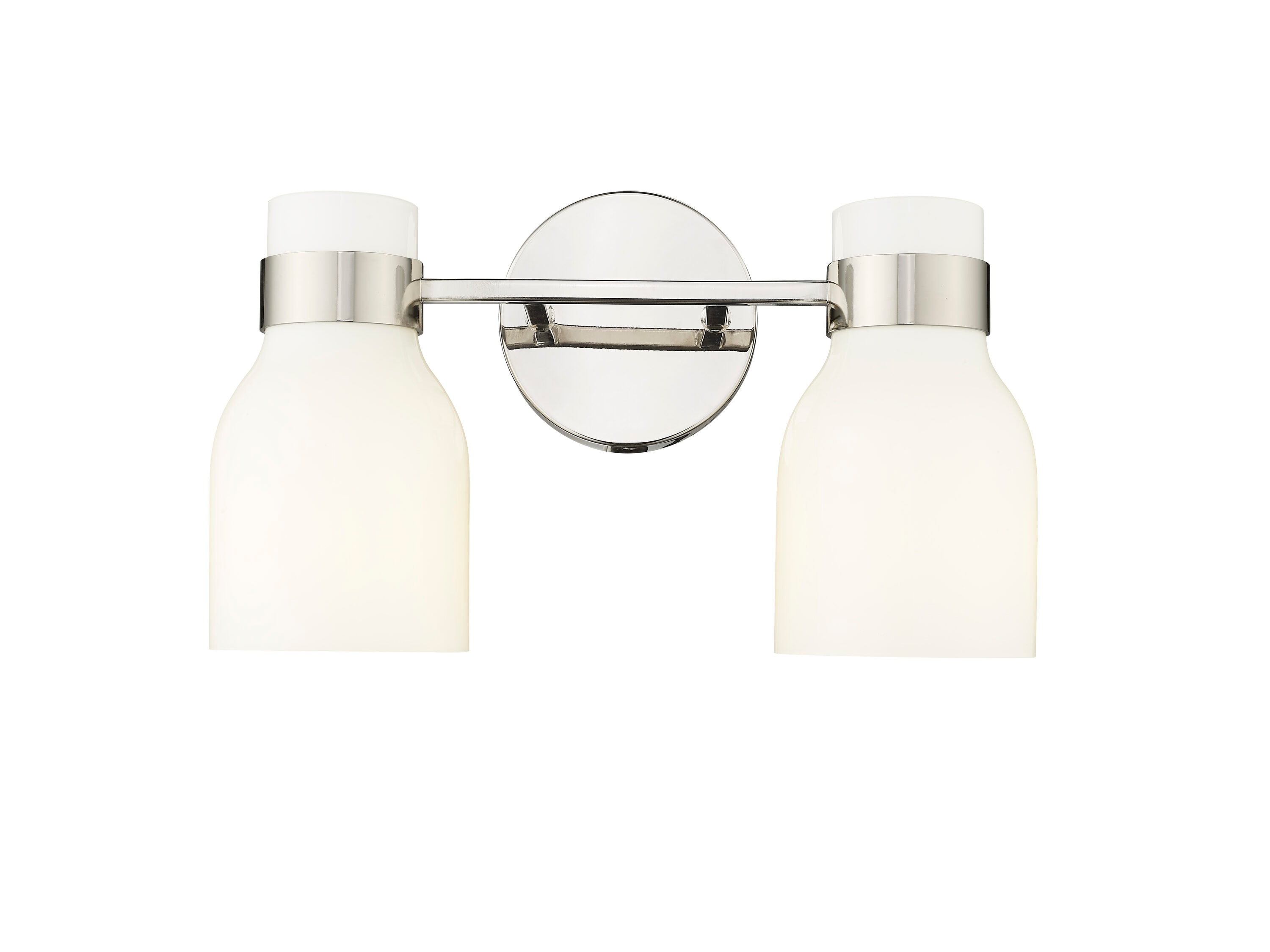 Millennium Lighting 23002-PN Corella 14-in 2 -Light Polished Nickel Modern/contemporary Vanity light