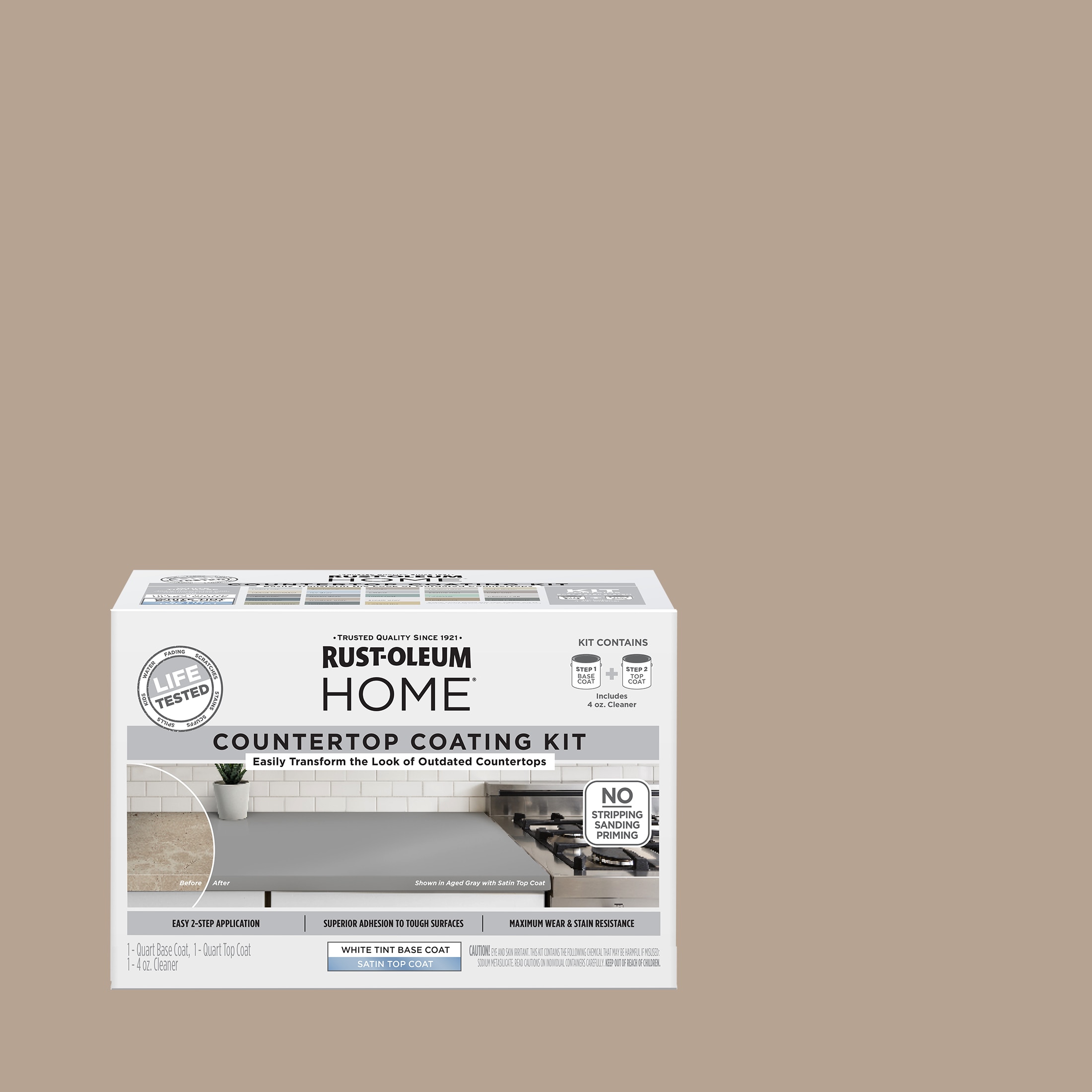 Rust-Oleum 38496204T  Home Driftwood Satin Countertop Refinishing kit