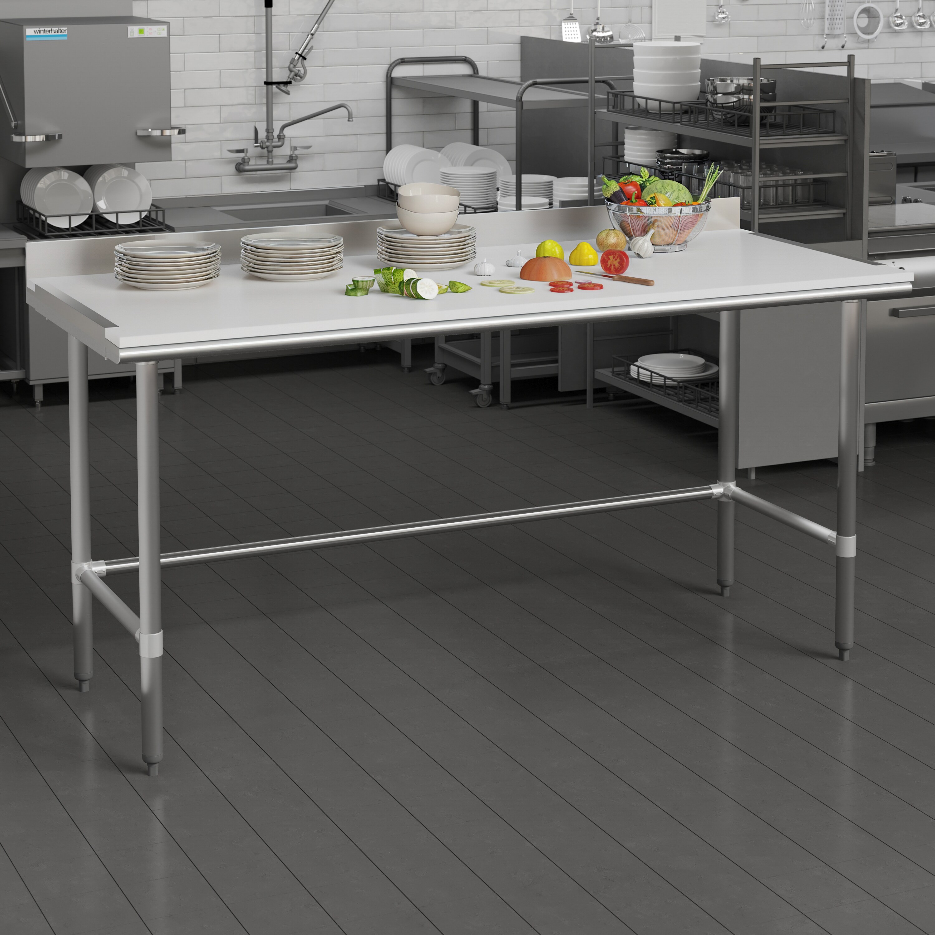 Flash Furniture Denton Commercial Grade NSF Certified High-Pressure 0. ...