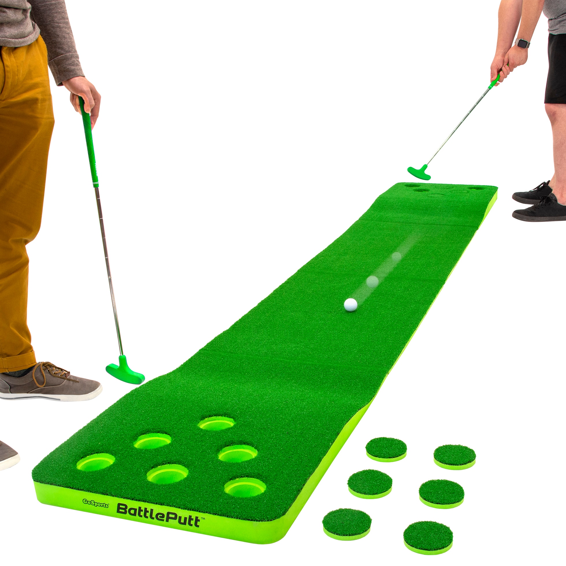 Mini indoor Golf Player Pack, Mini Golf Game for Kids and Adults, Includes  Essential Golf Accessories, Putting Green and Clubs, Mini Golf Set with 35