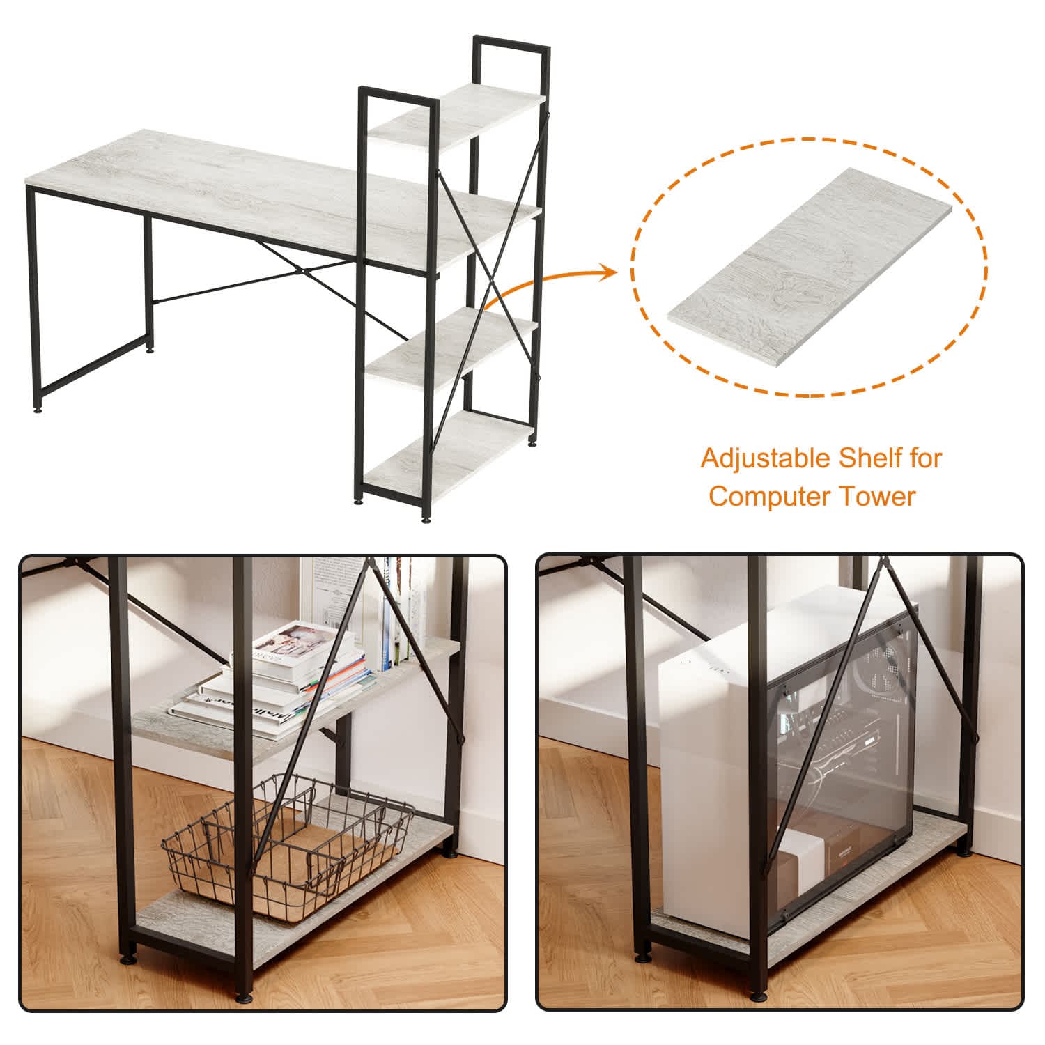 Bestier LOW-14612-D41BSH desks - View #2