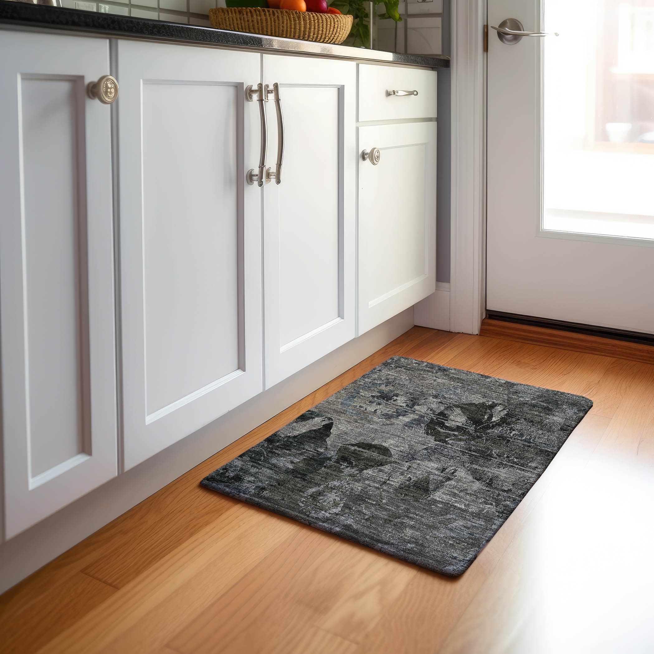 Addison Rugs AMF547BR8RO Mayfield AMF547BR 8 x 8 (ft) Loomed Polyester Brown Round Indoor Geometric Machine washable Area rug