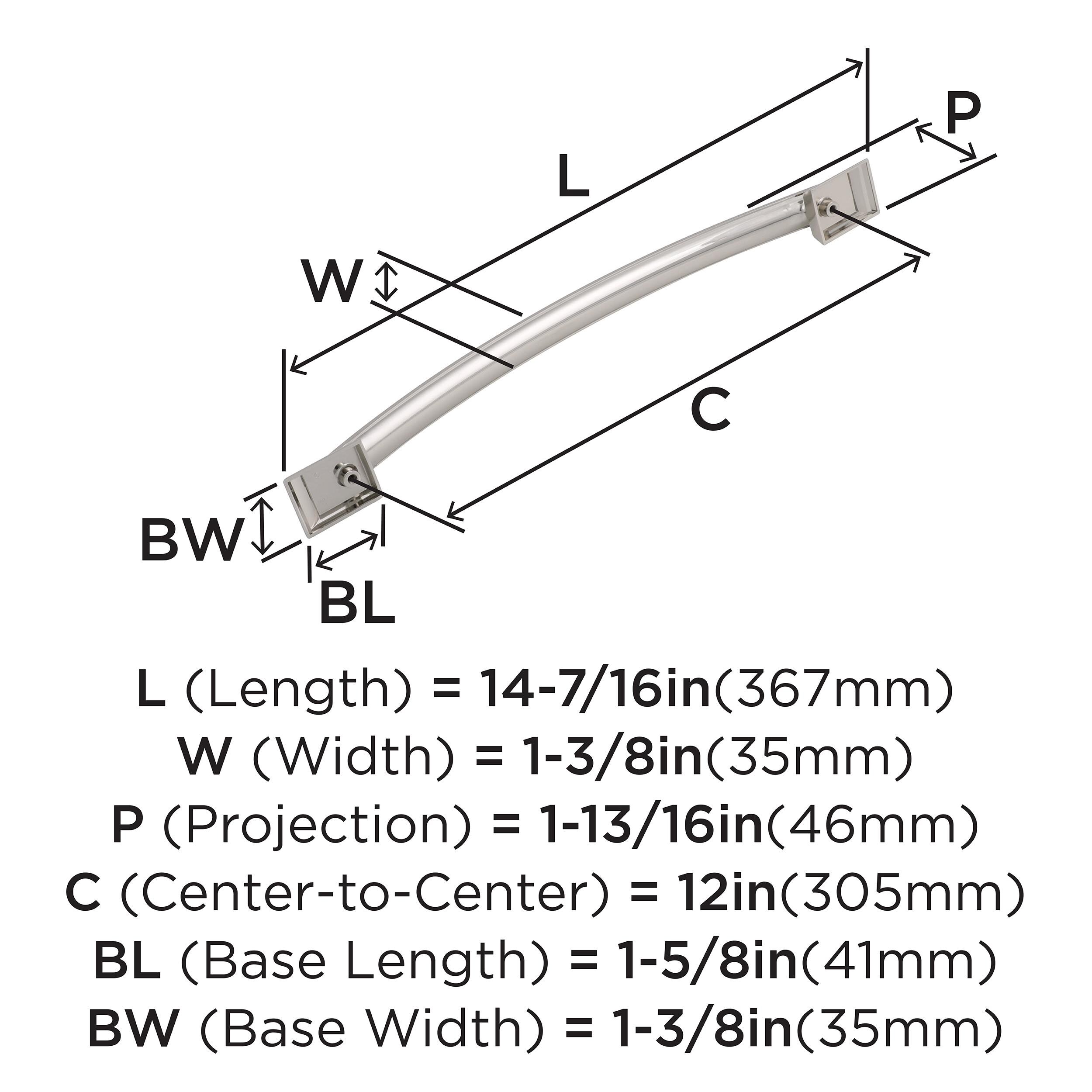 Amerock BP29366PN Cabinet-Pulls - View #3