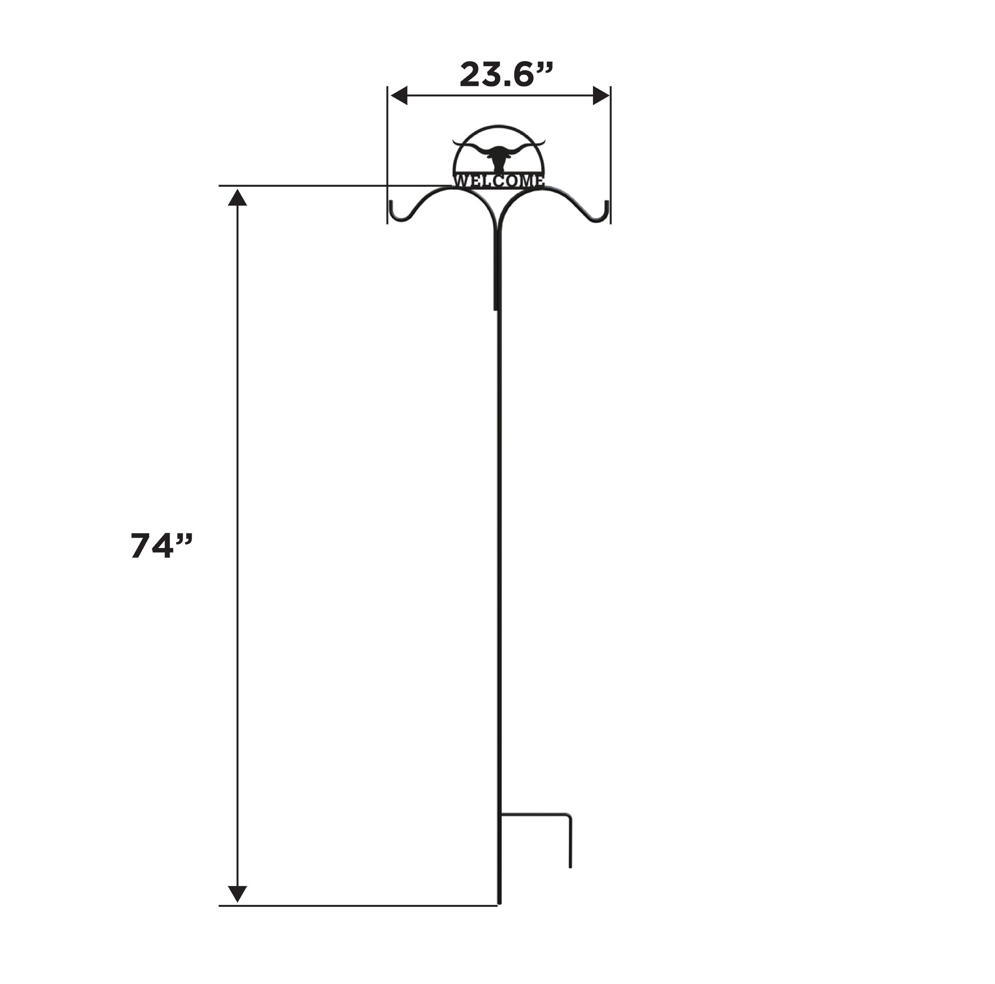  81230L Stake-Sheep-Hook - View #2