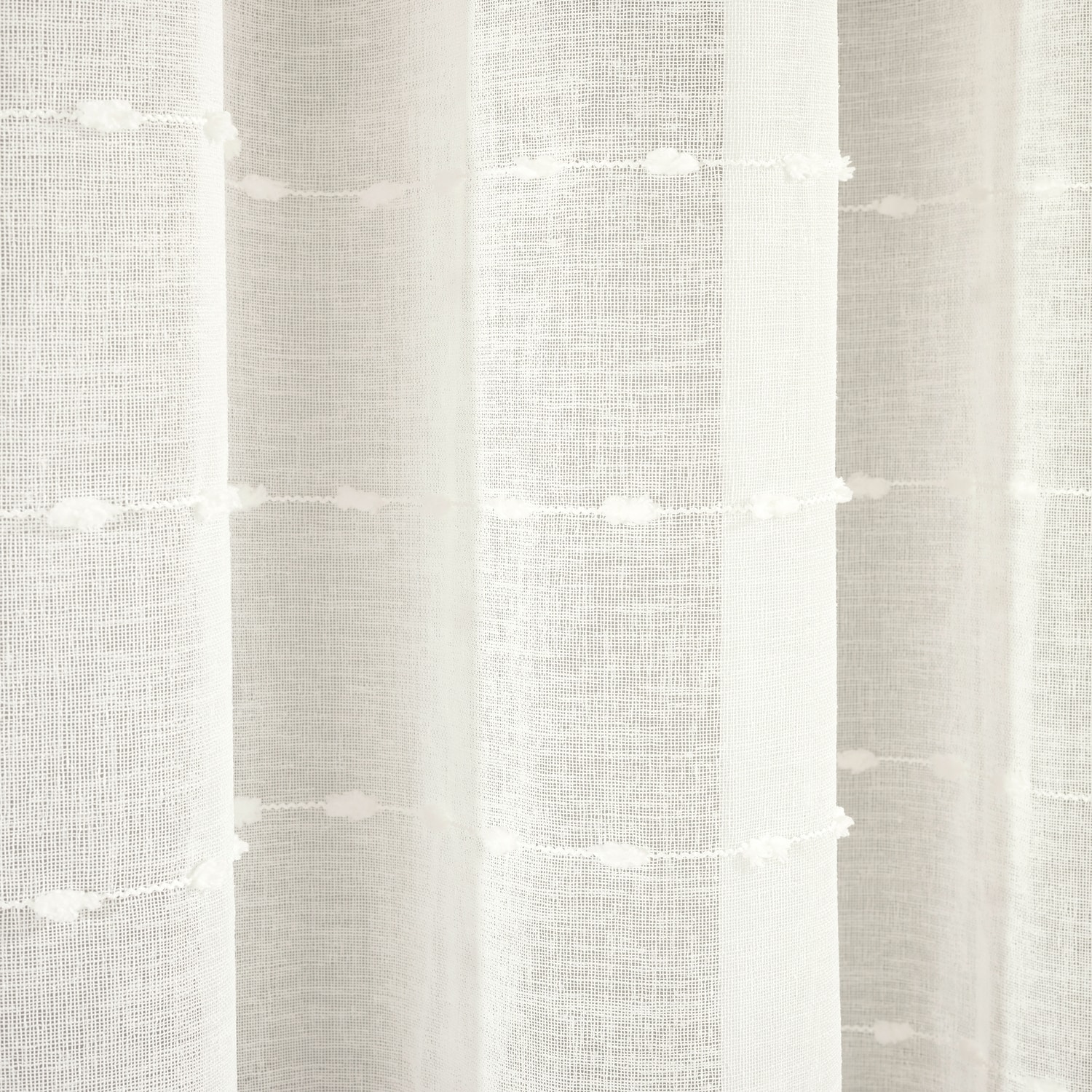 Extra Wide White Sheer Grommet Curtain Panel for Large Windows