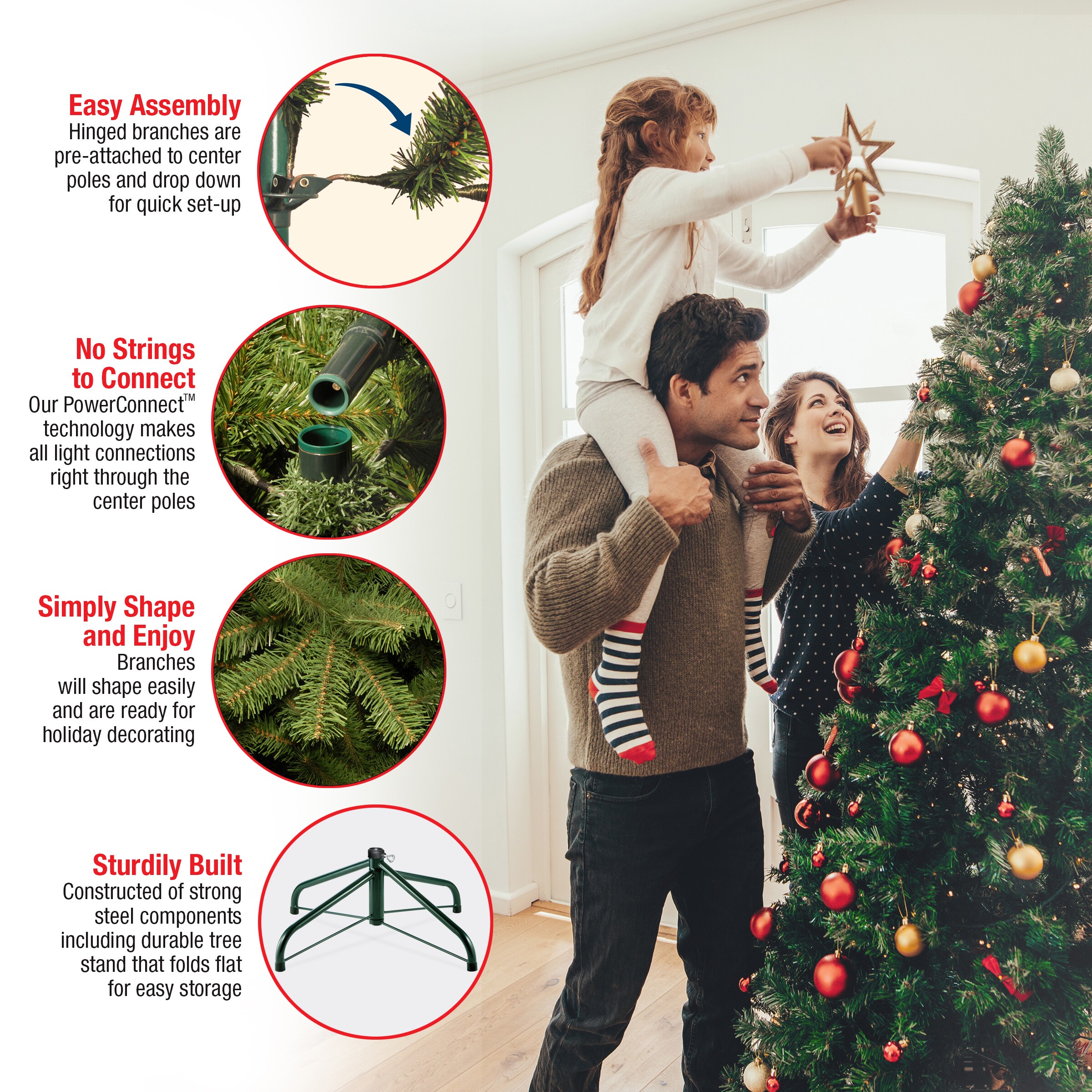 National Tree Company DUH3-300P-75 Artificial-Christmas-Trees - View #8