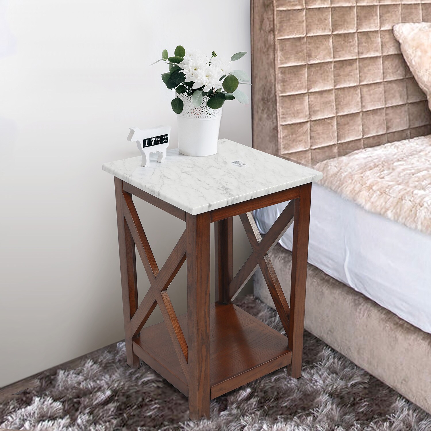 The Bianco Collection TBC-4064-PT1838-WHT End-Tables - View #7