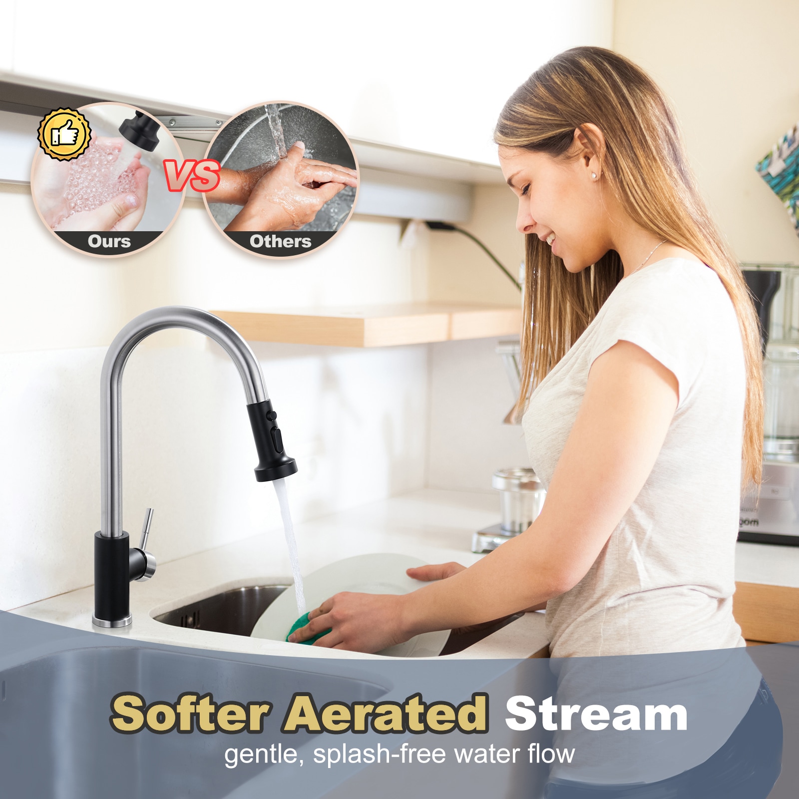 WOWOW VG2312601NB-LW Kitchen-Faucets - View #2