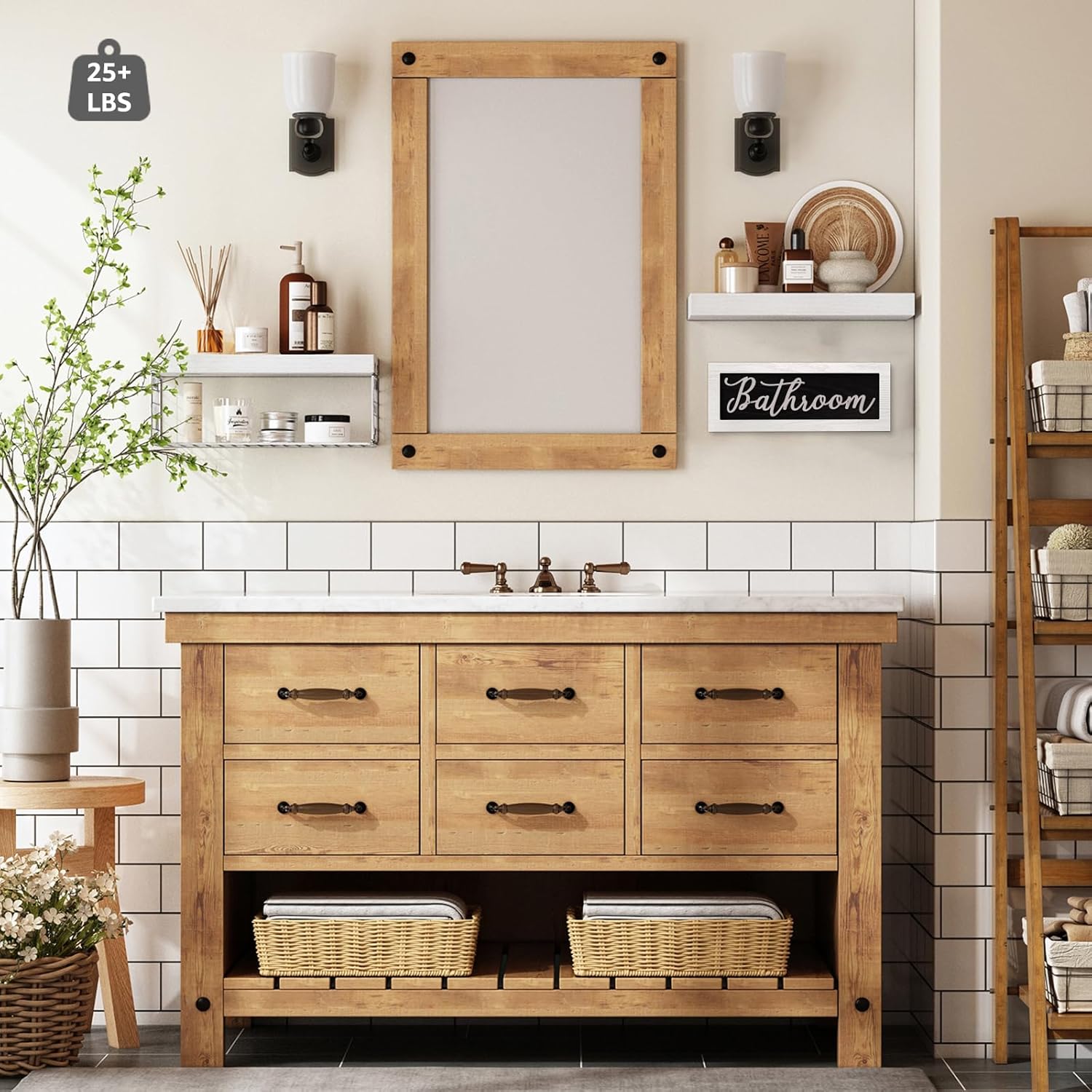 QEEIG QEEIG-B0CDVX866Z Bathroom-Shelves - View #4