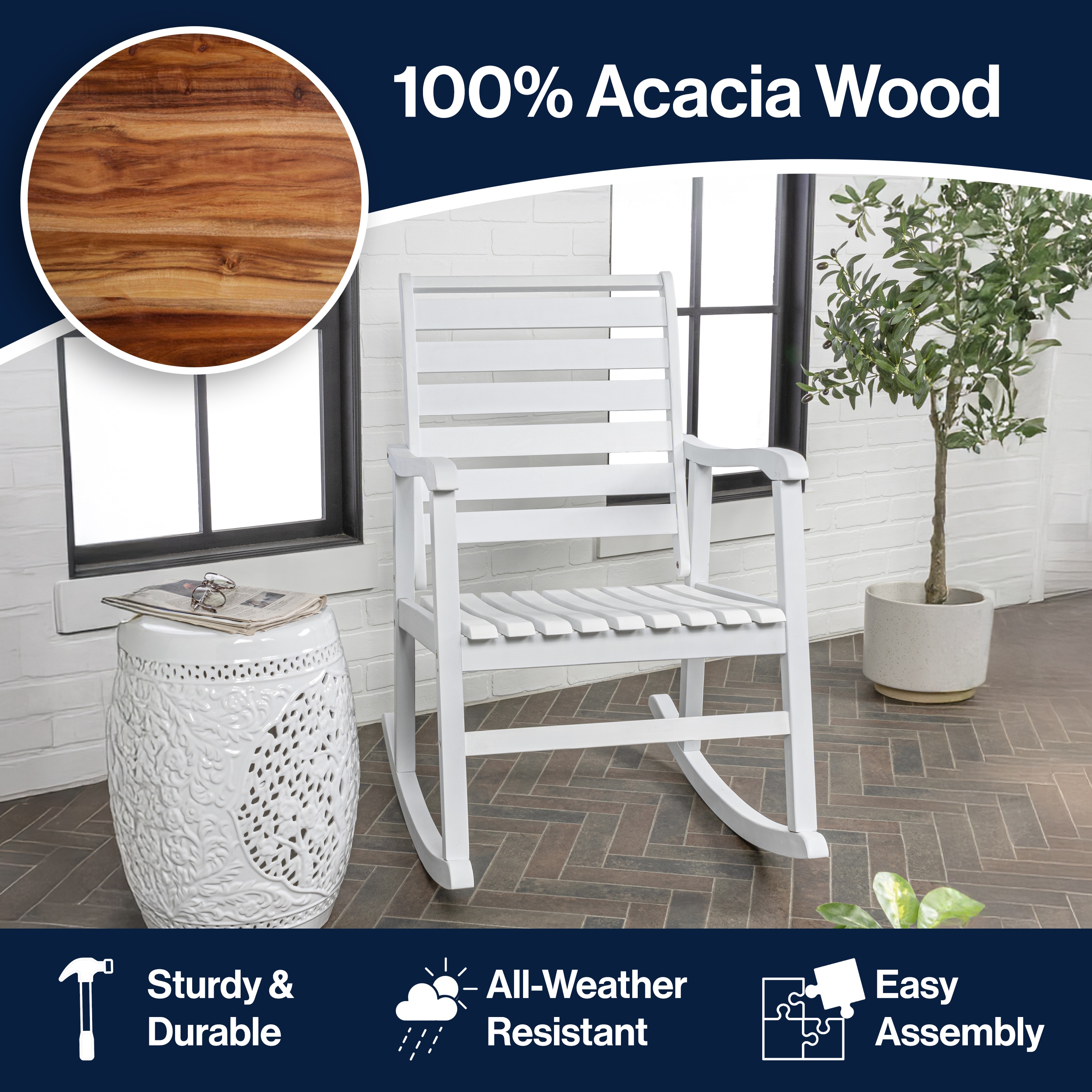 JONATHAN  Y RCK101C Patio-Chairs - View #5