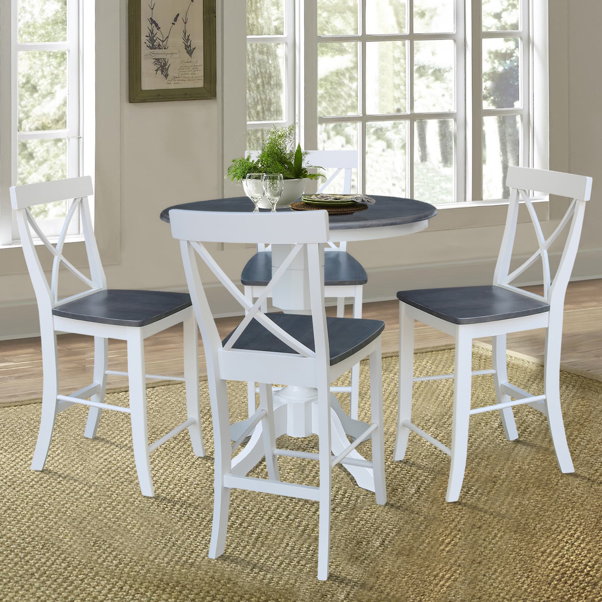 International Concepts K05-36RT-11P-S6132-4 Dining-Sets - View #2