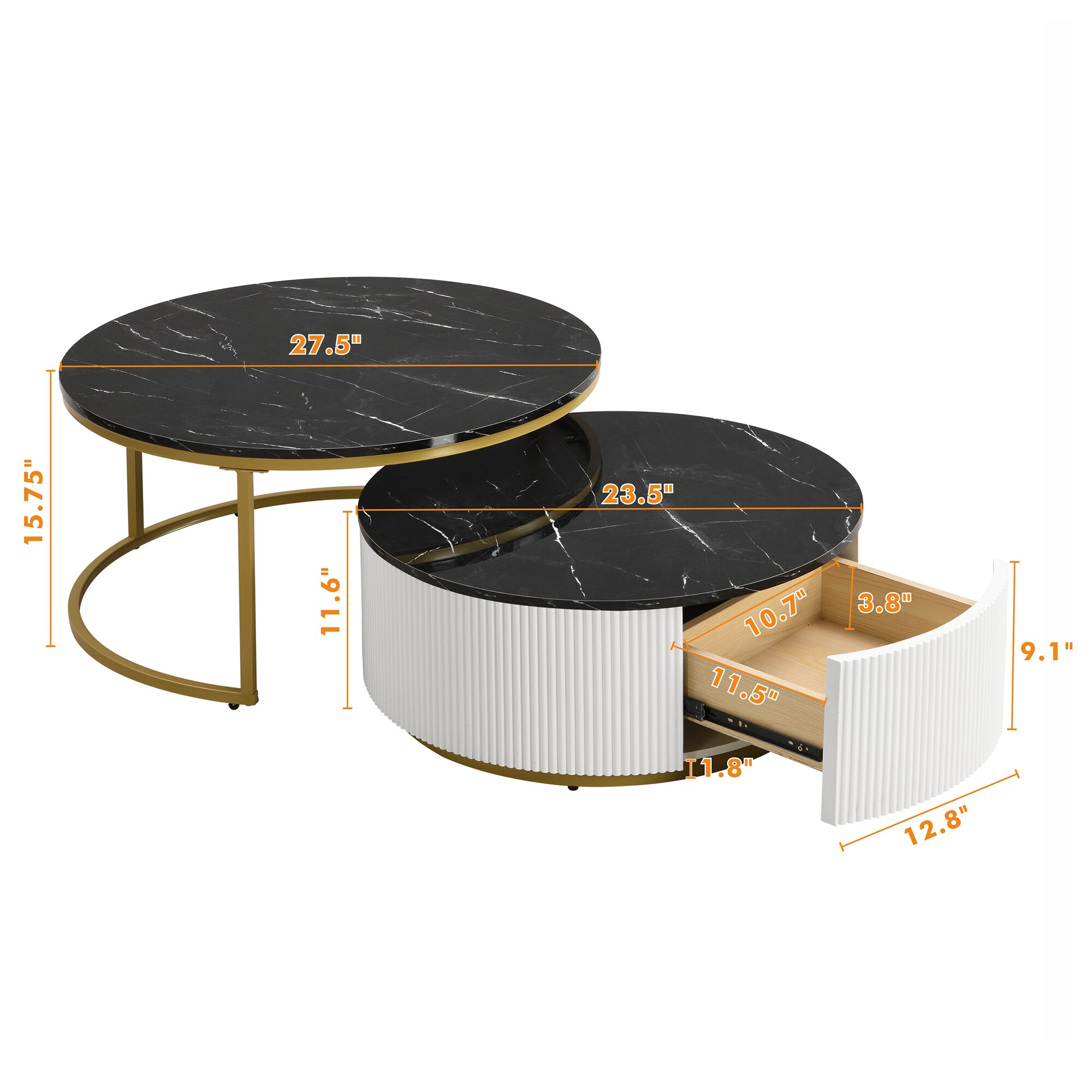 ModernLuxe L3P-N735P254992B Coffee-Tables - View #7