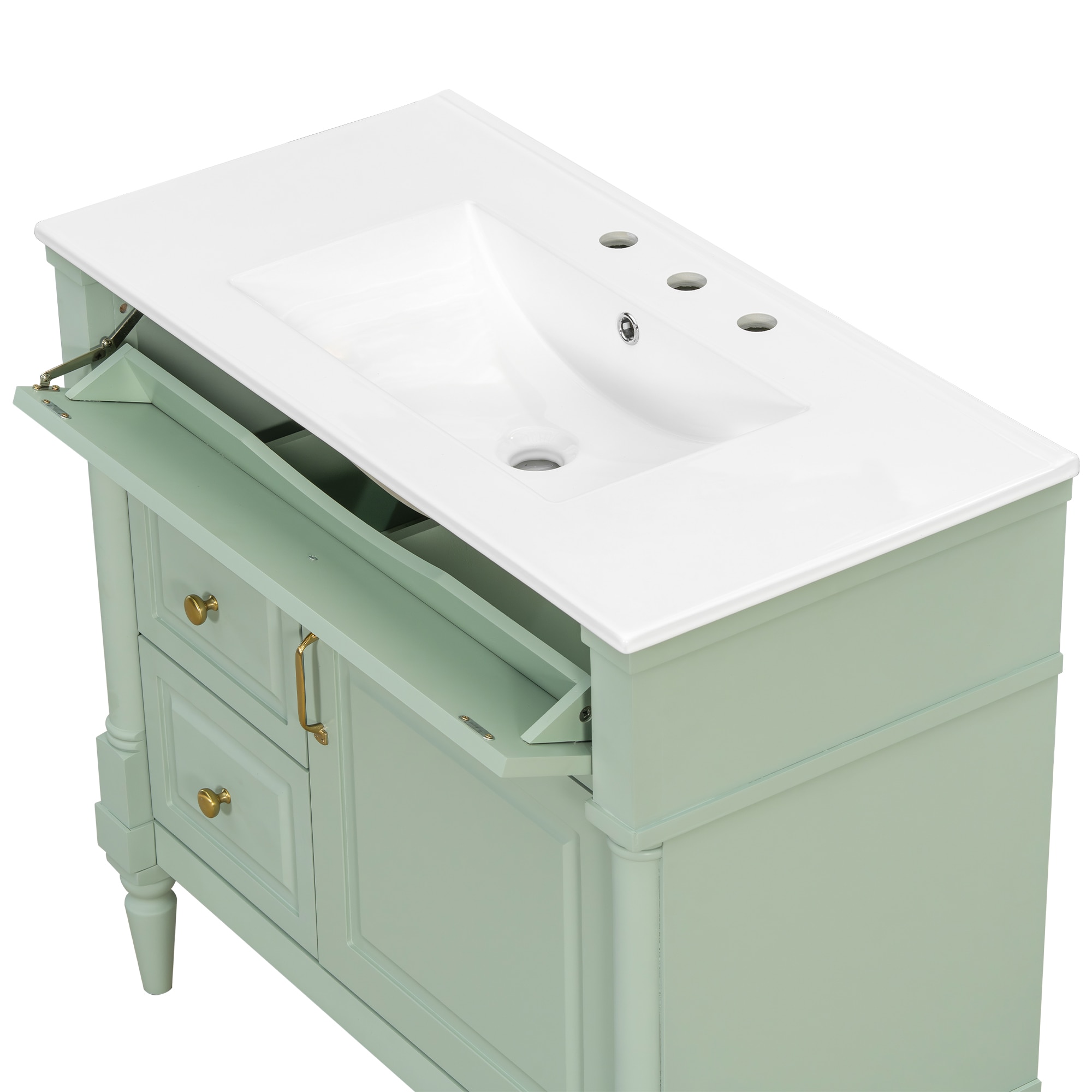 WELLFOR CBY-P356064F Bath-Vanity-Combo - View #4