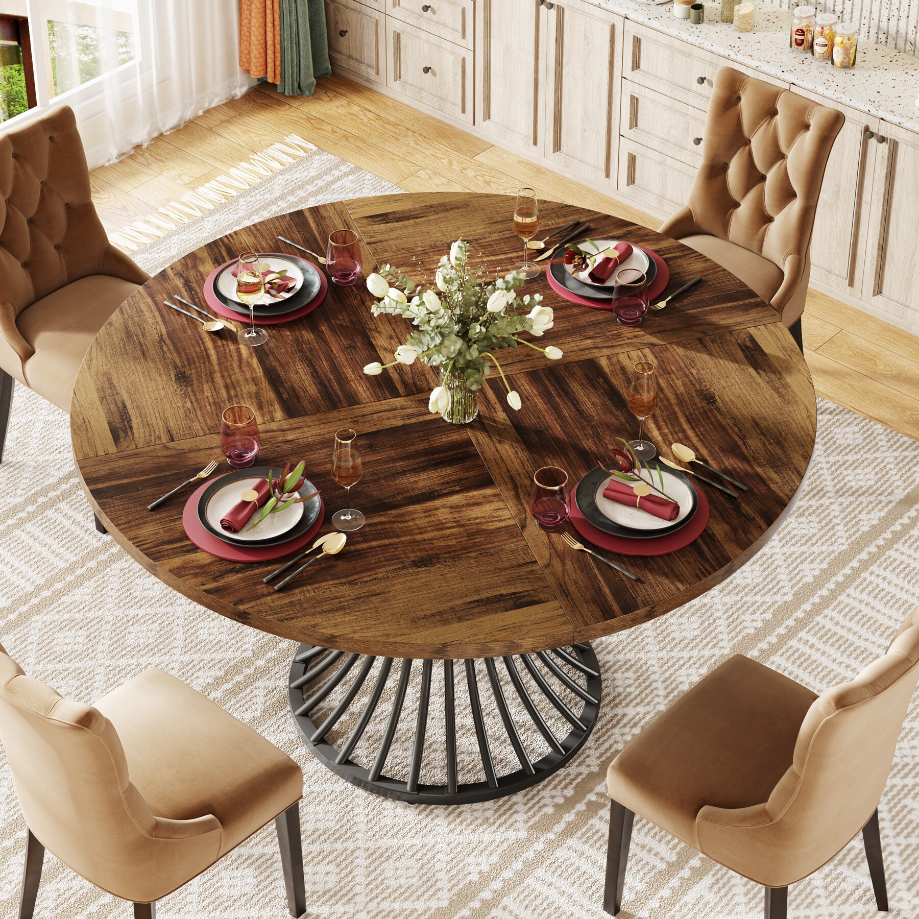 Fnova LWTJ-XK00534X Dining-Tables - View #3