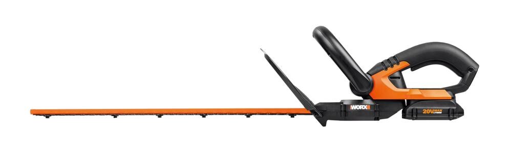 WORX WG255.1 20V PowerShare 20 Cordless Electric Hedge Trimmer 