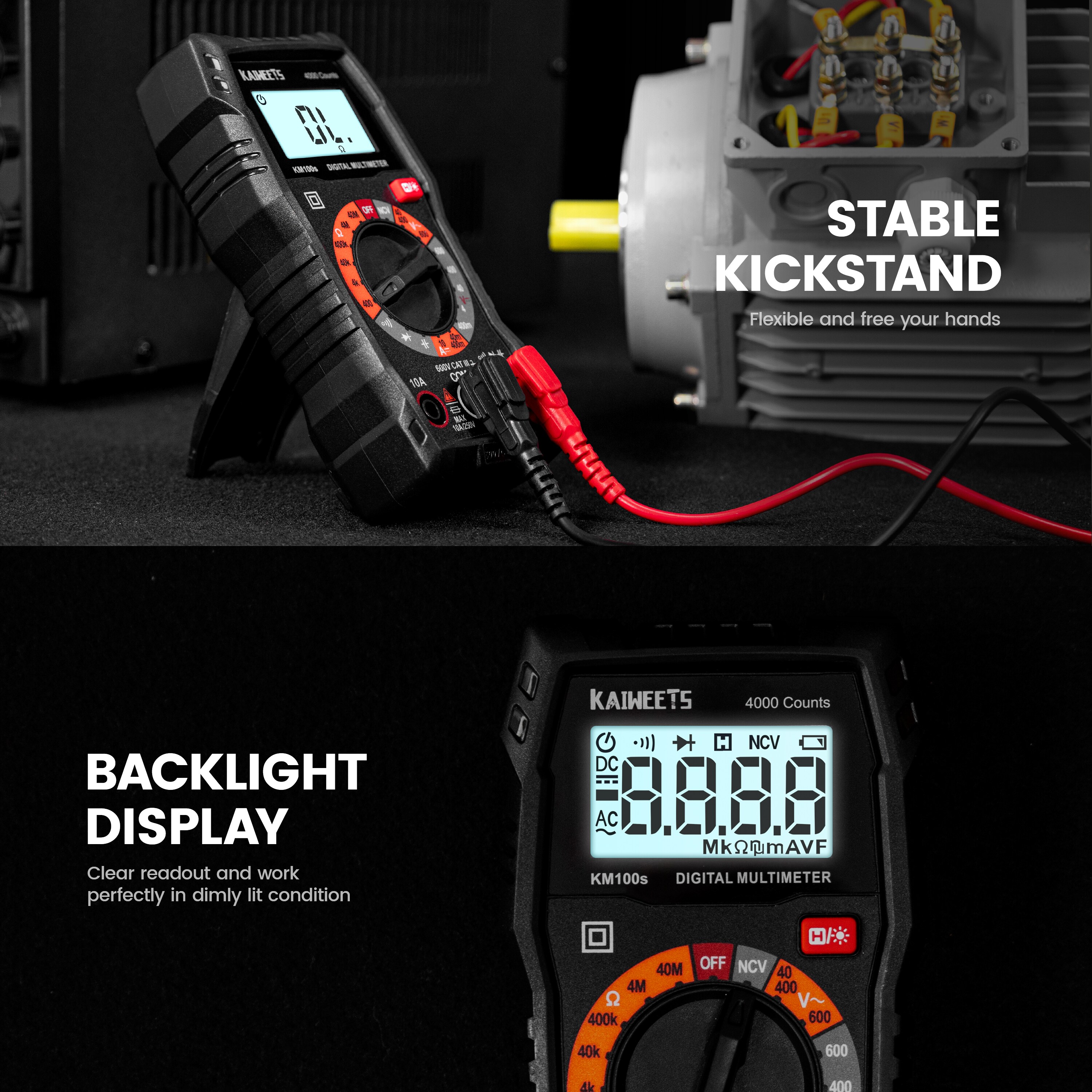 KAIWEETS KM 100S multimeters - View #5