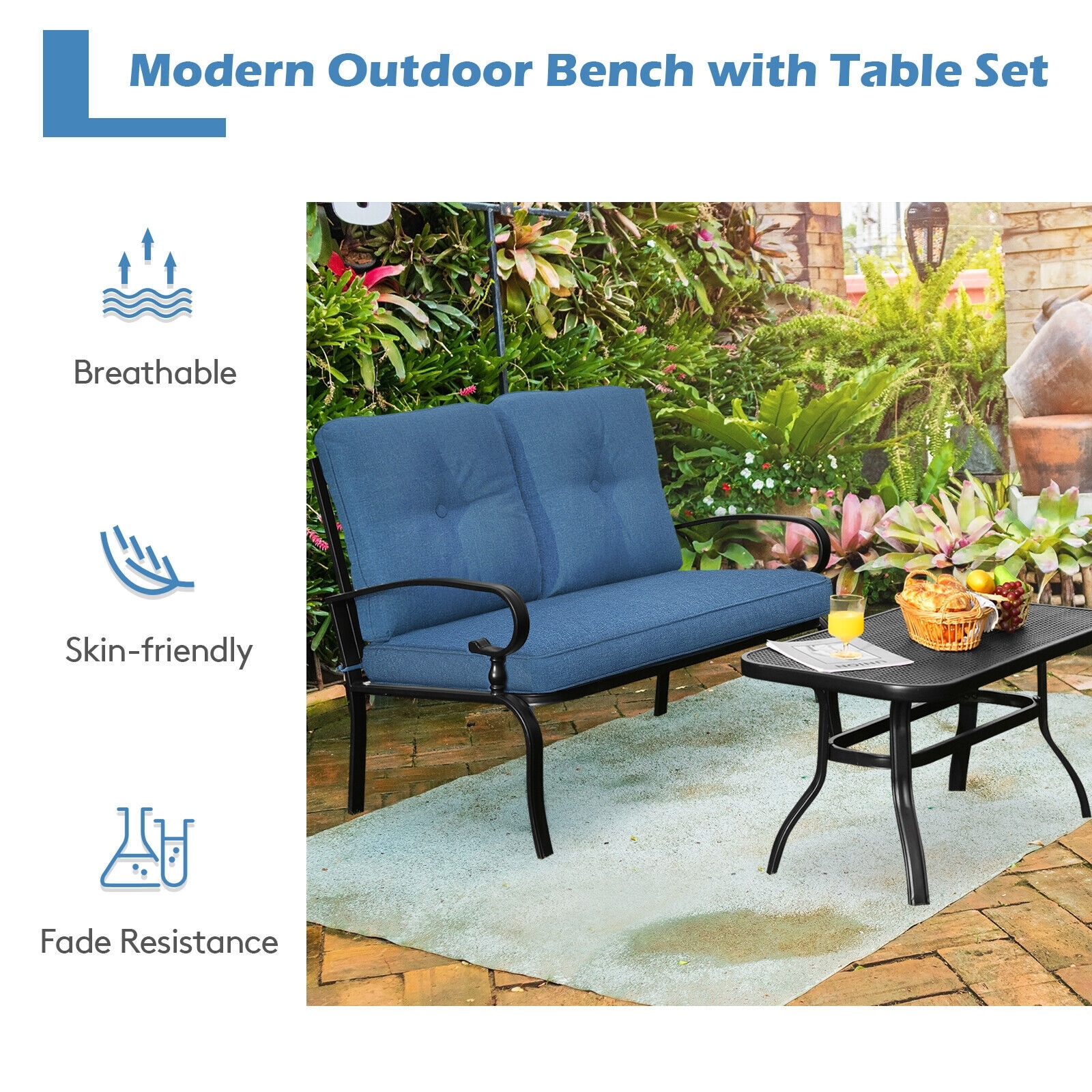 Forclover HBV-0651 Patio-Conversation-Sets - View #3