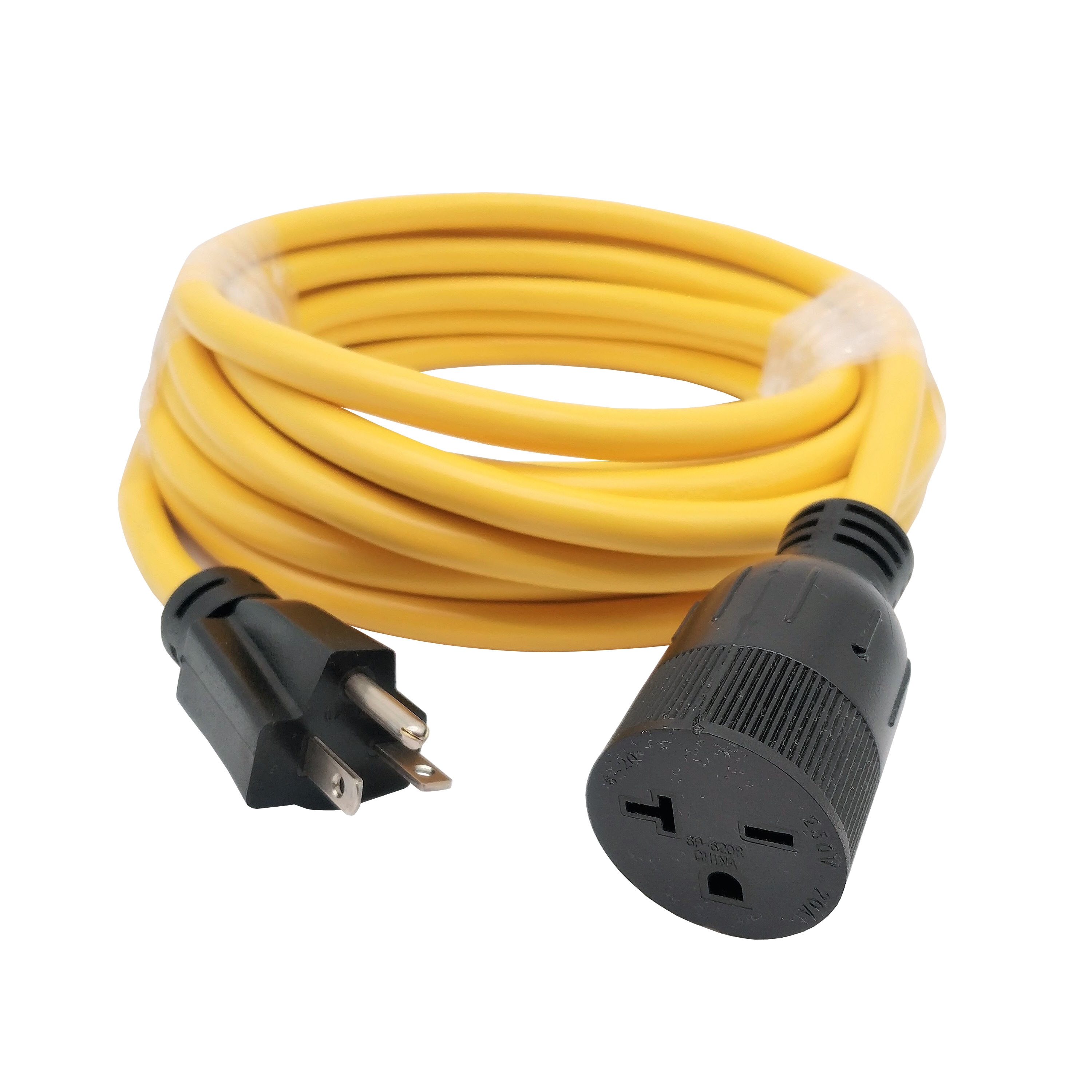 parkworld 885774 25-ft 12 / 3 3 Prong Yellow Indoor/Outdoor SJTW Heavy Duty General Extension Cord
