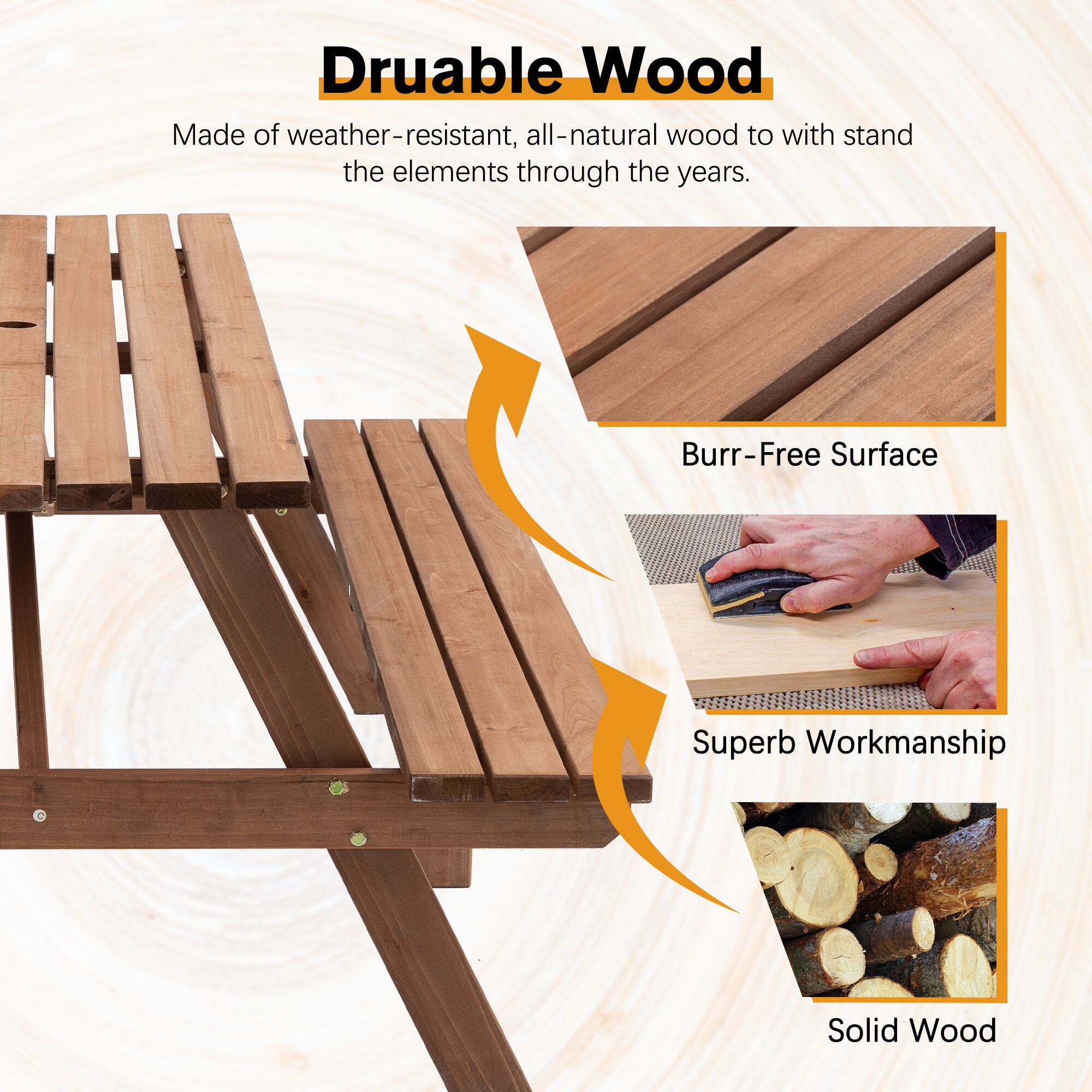 Bybafun YB7500020 Picnic-Tables - View #10