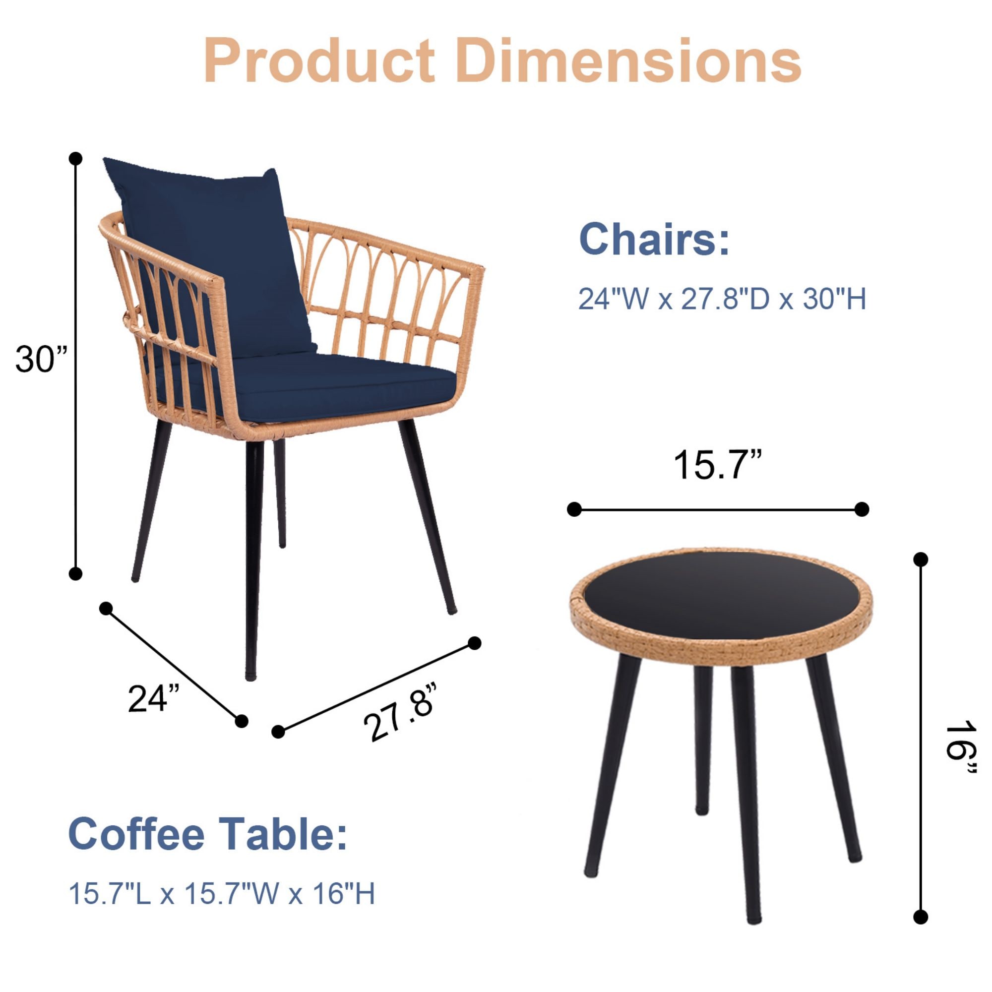 AHIOU HOME ZAAHG-W138275S Patio-Conversation-Sets - View #7