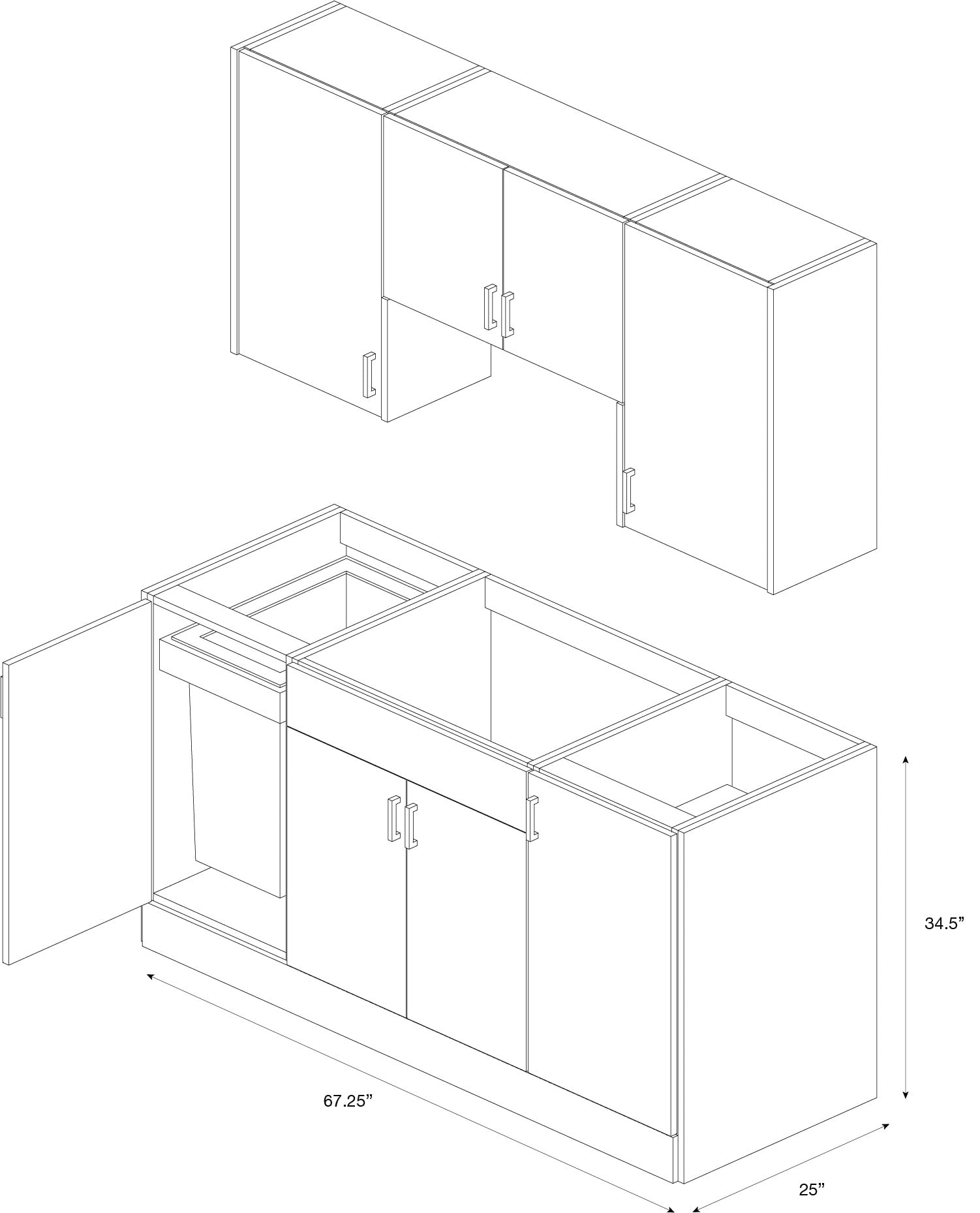 WeatherStrong WSE66WMK-MPB Modular-Outdoor-Kitchens - View #3