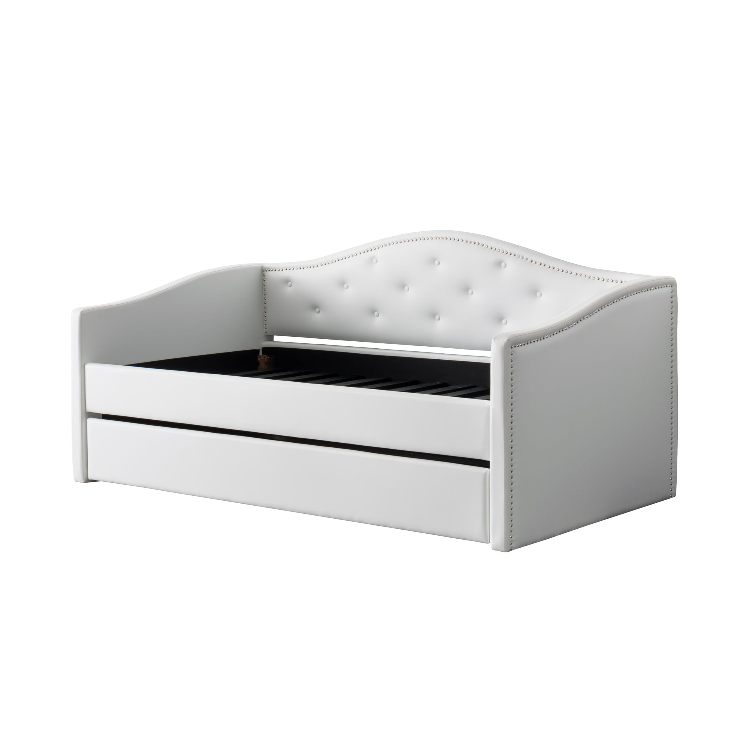 CorLiving BBT-110-S Fairfield White Twin Wood Daybed Bed