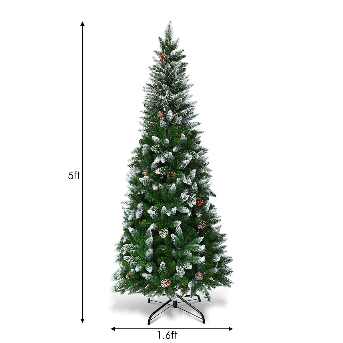 WELLFOR CM-HWY-22051 Artificial-Christmas-Trees - View #3