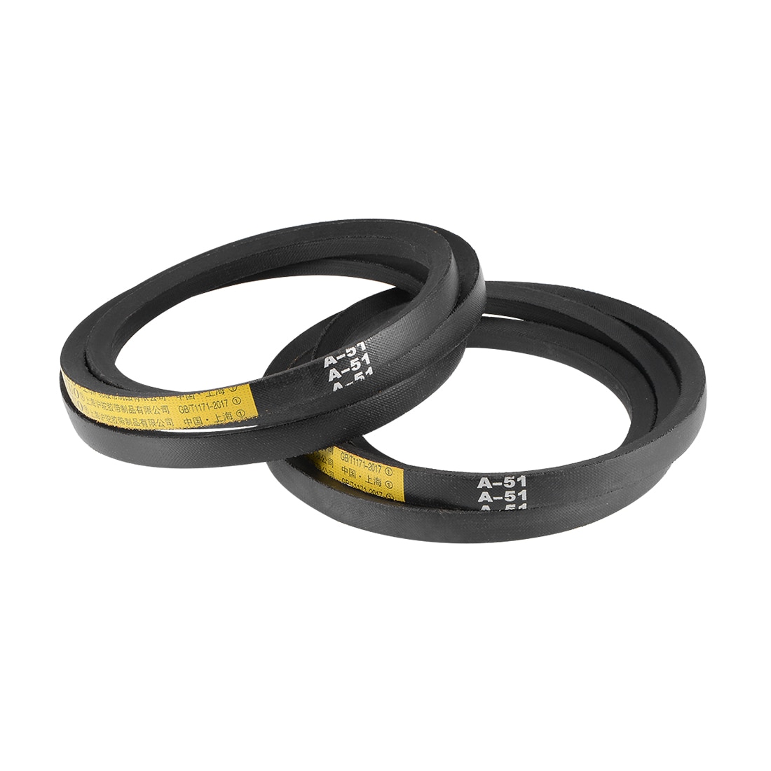 Unique Bargains - A51 Drive V-Belts 51inch Pitch Length 13mm Width 8mm Thick JIS Standard A-Secti...