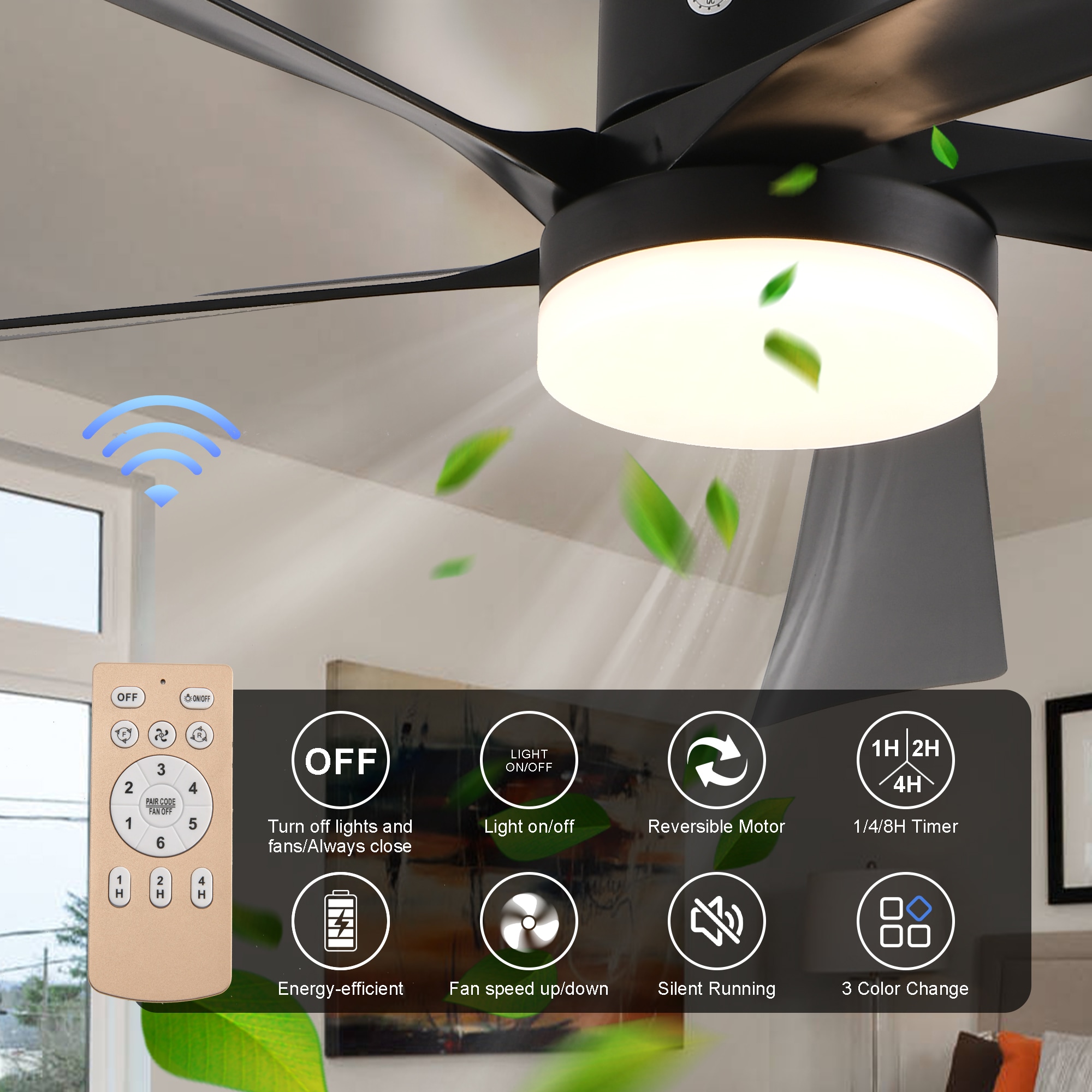 Sunrinx MG9-CF-18 Ceiling-Fans - View #7