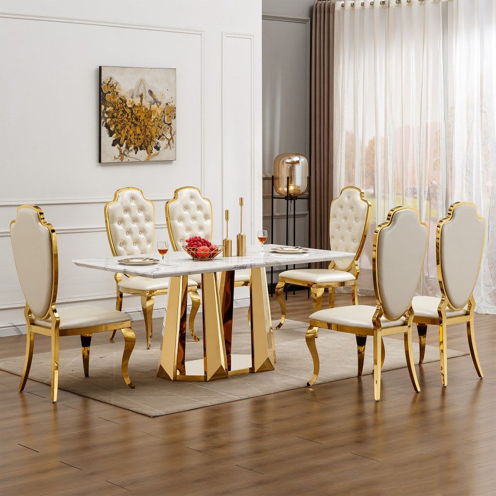 Coolbibila KAIA-TABLE-WHITE Dining-Tables - View #5