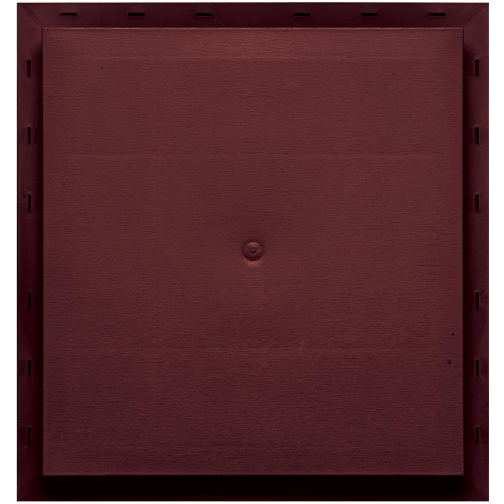 Builders Edge 130010005078 15.5-in x 16.5-in Wineberry Vinyl Universal Mounting Block