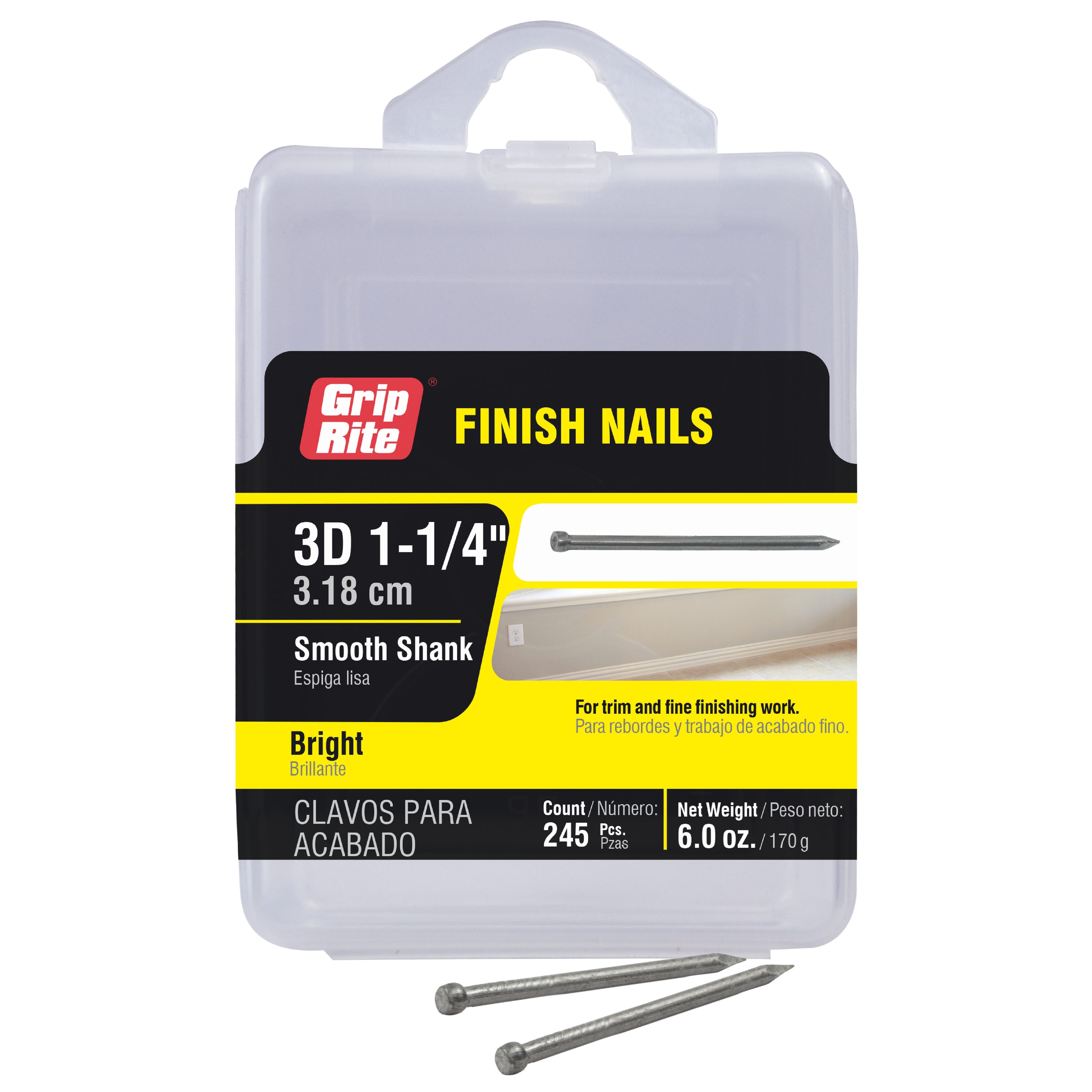 Grip Rite Steel Brads And Finish Nails At