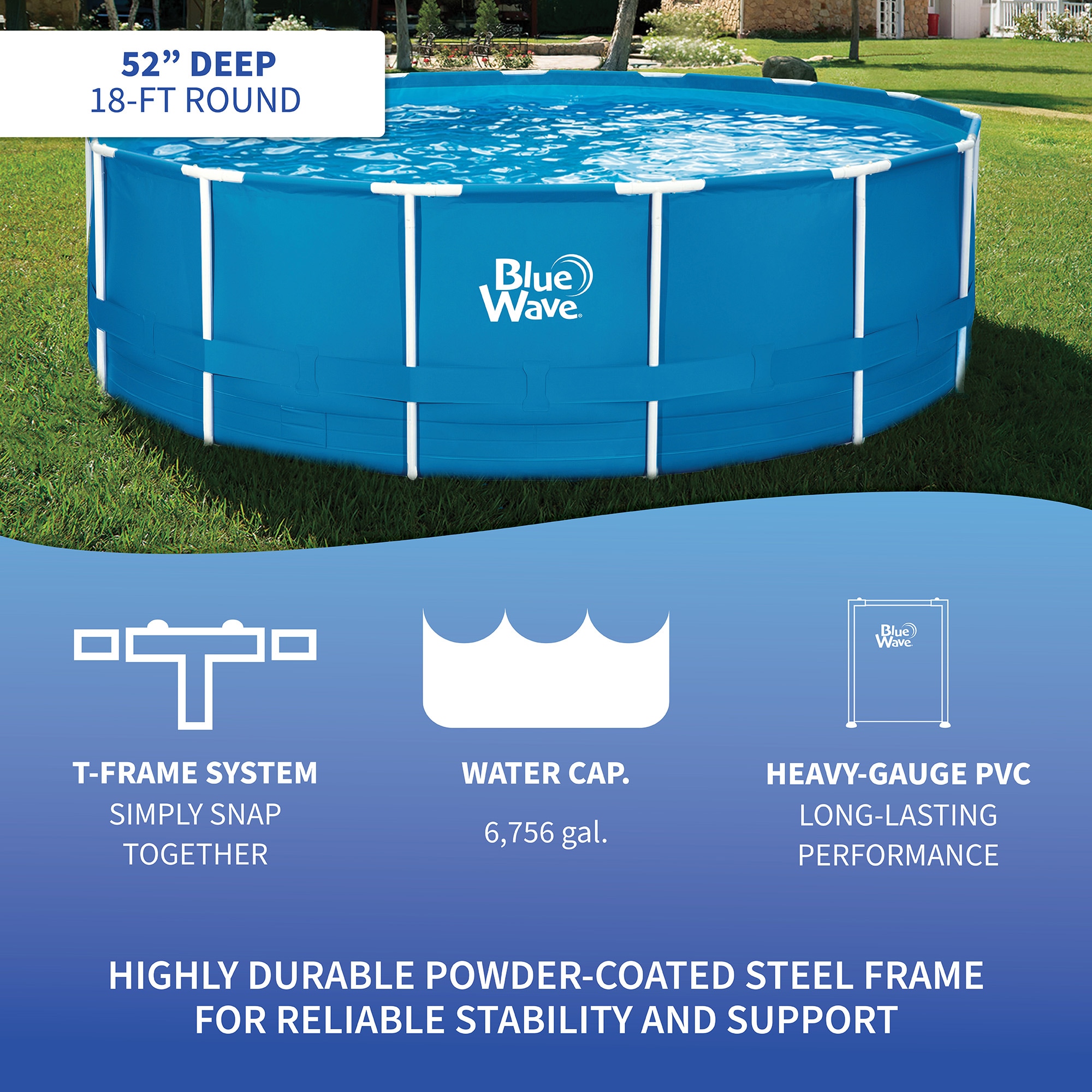 Blue Wave NB19910 Above-Ground-Pools - View #2