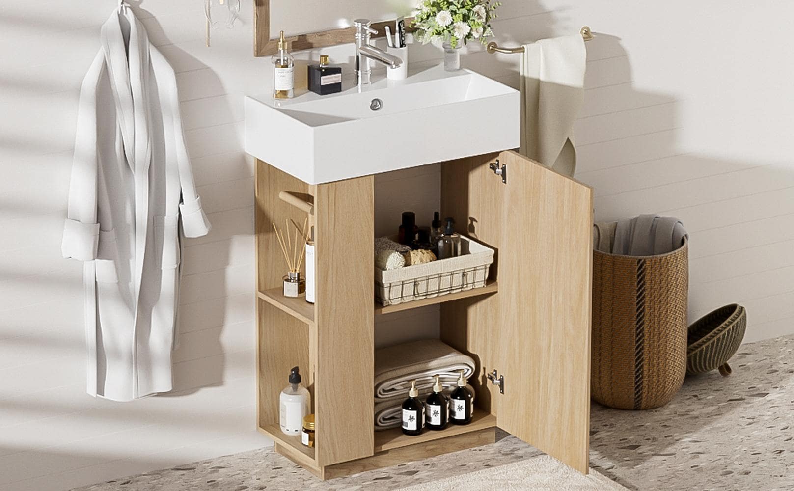 Bayfeve BF-85503N-MP Bath-Vanity-Combo - View #18