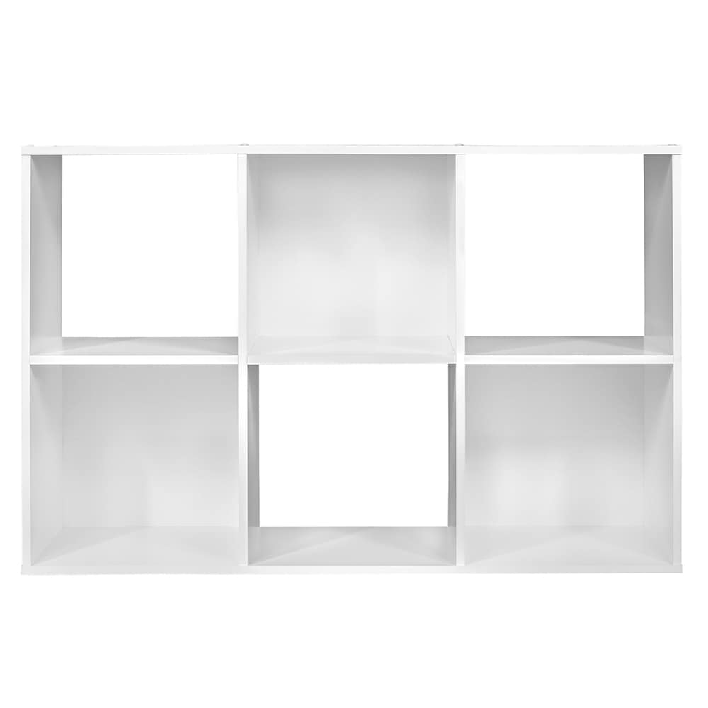 Milliard Storage Cube Organizer - 6 Storage Cubes/Organizer Shelf/White