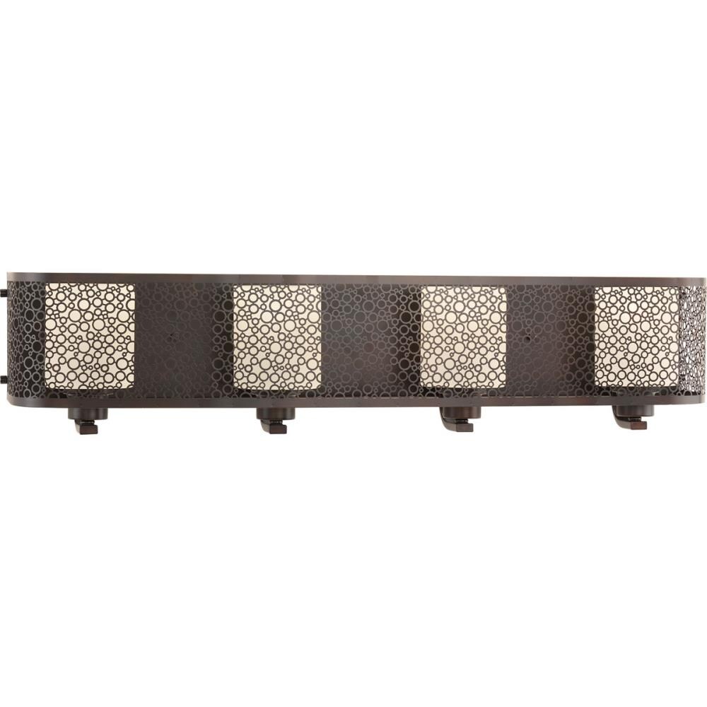 Progress Lighting P2164-20 Mingle 4-Light Antique Bronze Transitional Vanity Light