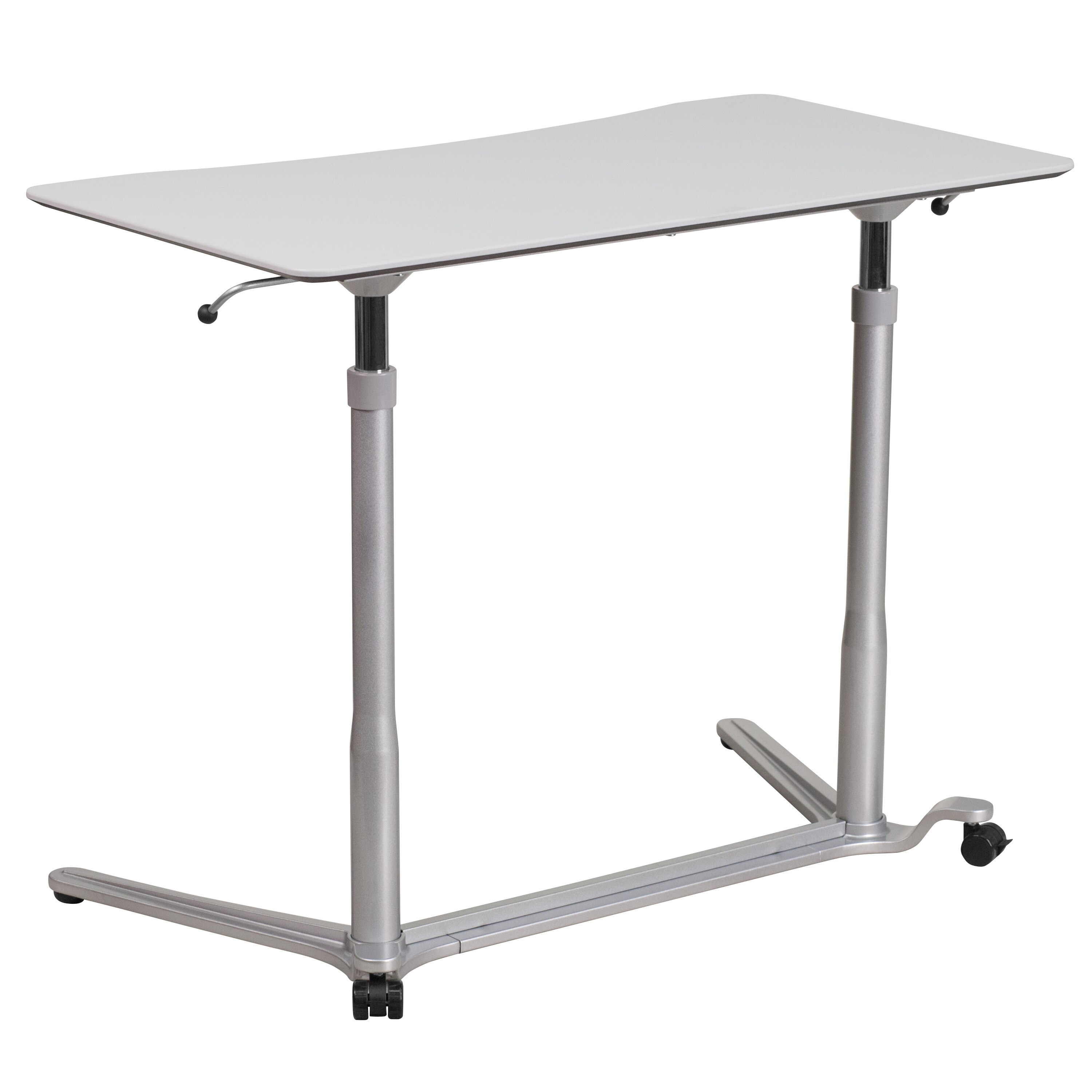 Flash Furniture 889142047032 37.38-in Gray Modern/Contemporary Standing Desk