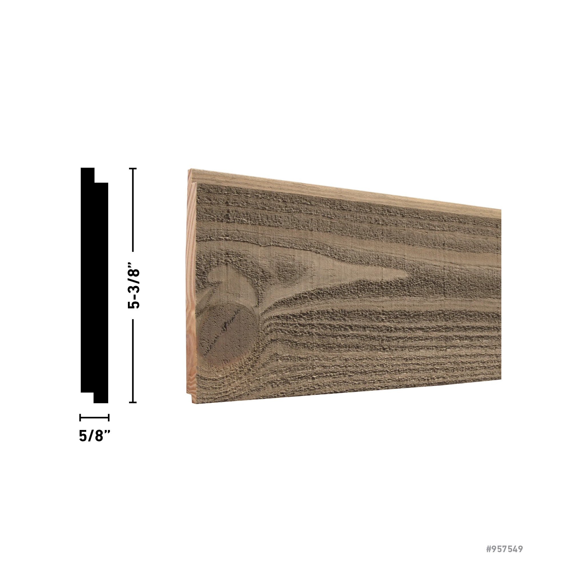 RELIABILT 58X6X8-RSP Wall-Planks - View #3