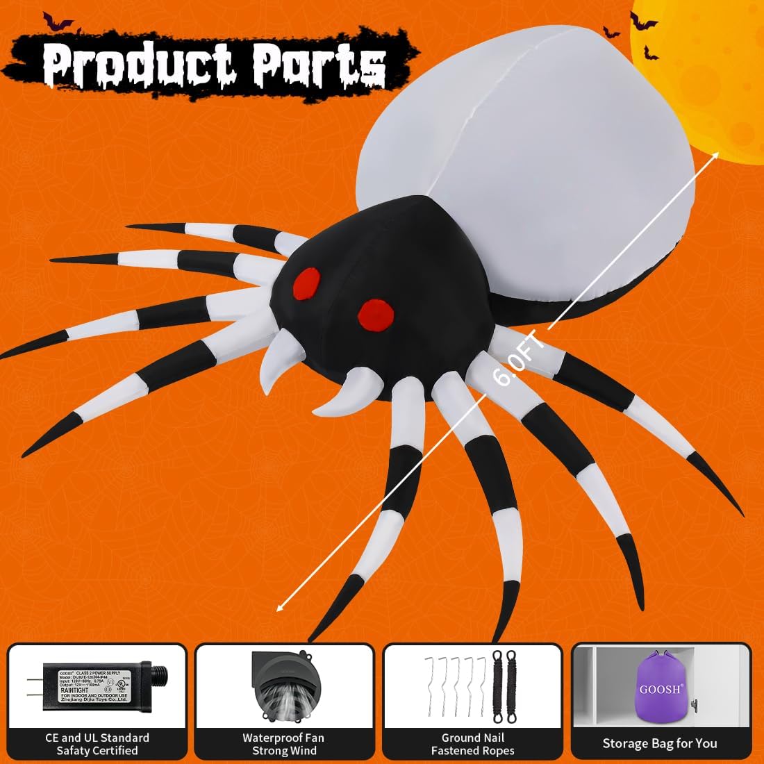 GOOSH DJ-WS-68038 Outdoor-Halloween-Decor - View #4
