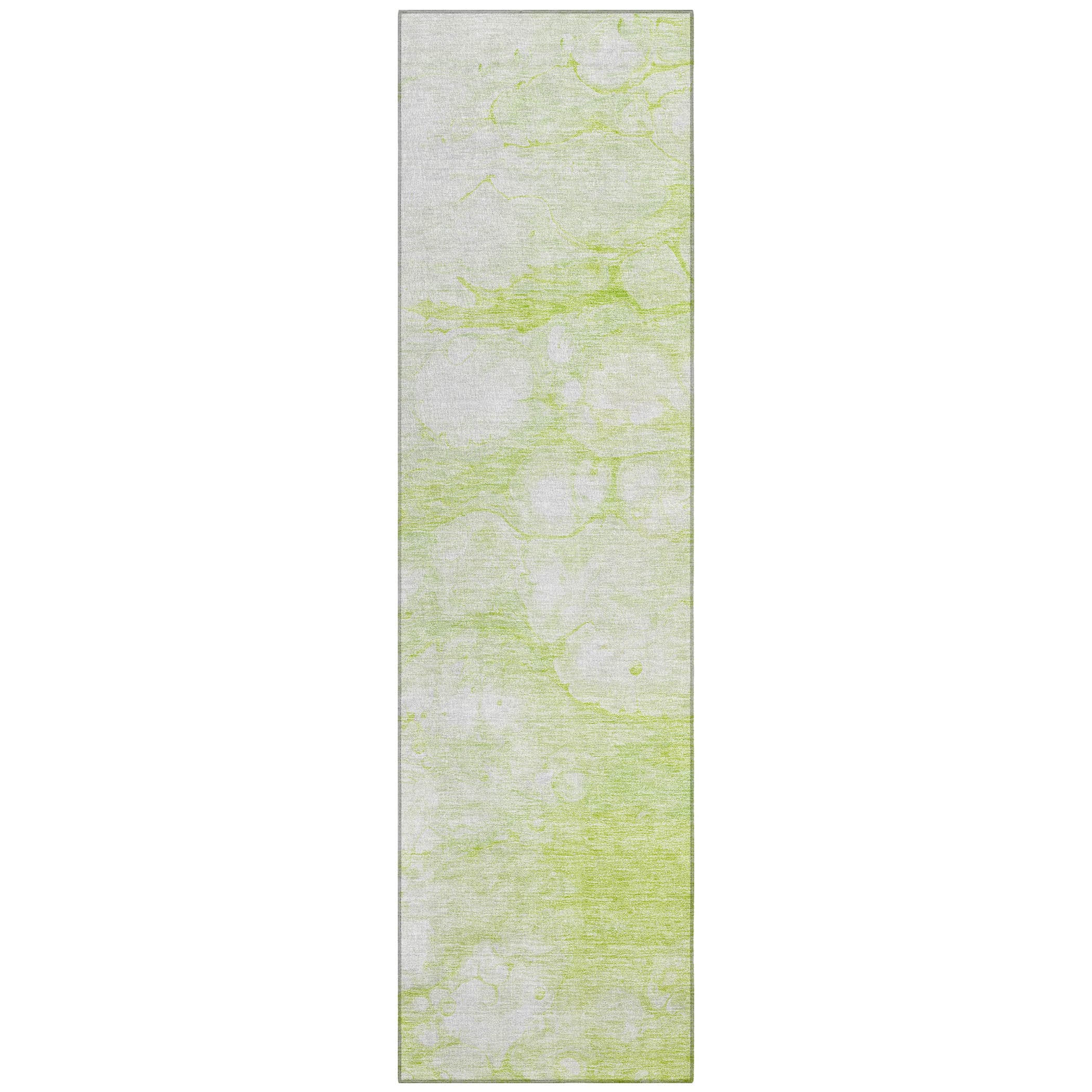 Addison Rugs ACN699AL2X8 Chantille ACN699AL 2 x 7 (ft) Polyester Aloe Rectangular Indoor/Outdoor Geometric Machine washable Area rug