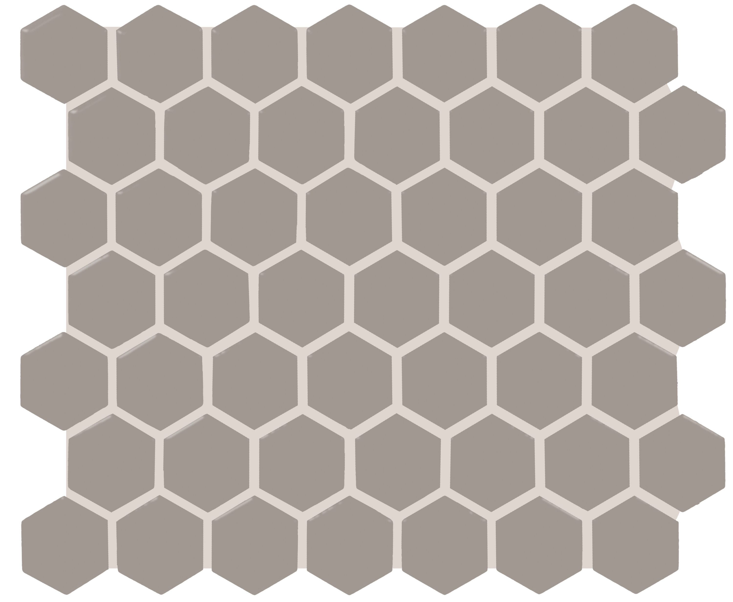 American Olean 005615HEXMS1P2 Color Ways Dependable 10-in x 12-in Matte Ceramic Hexagon Patterned Floor and Wall Tile (9.72-sq. ft/ Carton)
