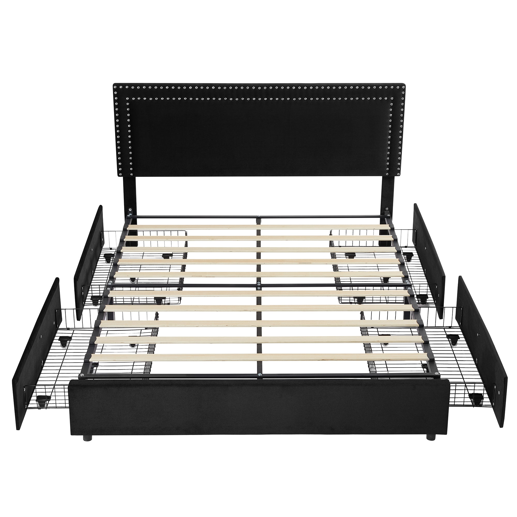 Vecelo LOE-CY-FB05-UP-BLK beds - View #2