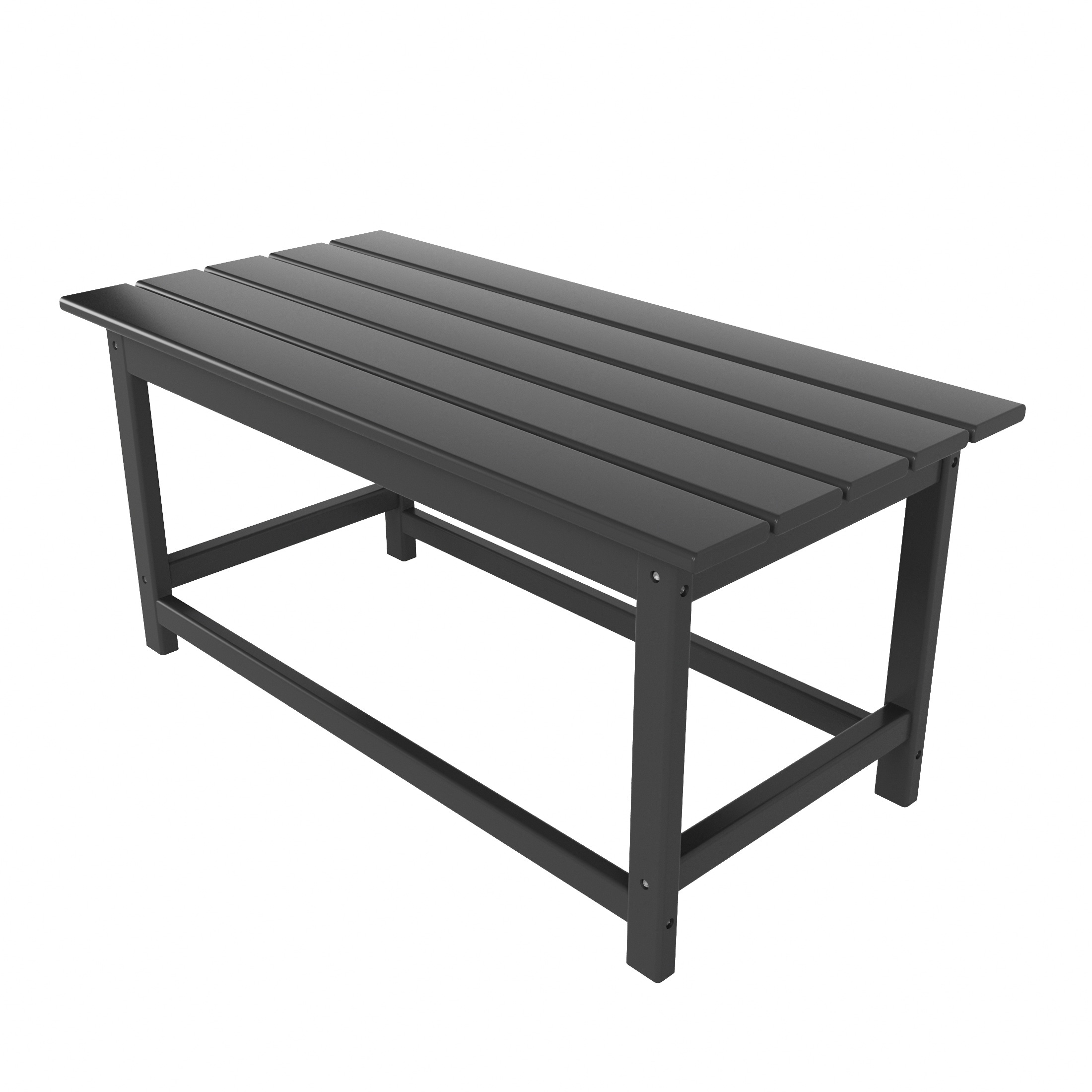 Westin Furniture 2001-CT-GY Laguna Rectangle Coffee Table 17.5-in W x 35.3-in L