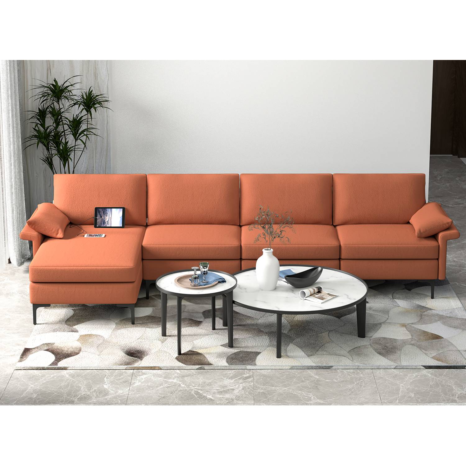 Costway CSHY004936 Sofas-Loveseats - View #3