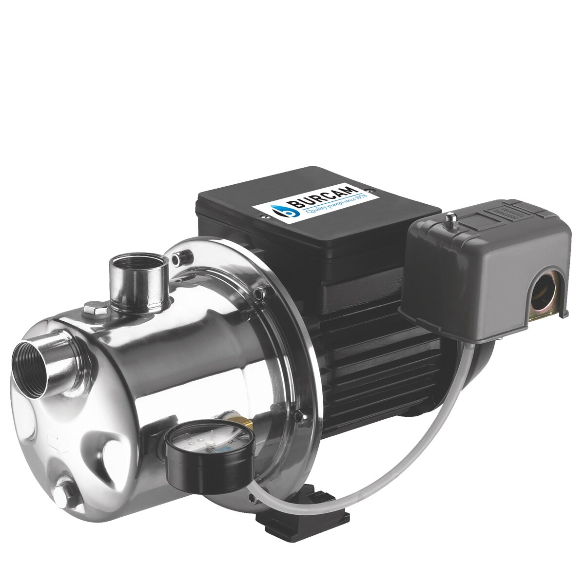 3/4-HP 115 and 230-Volt Stainless Steel Shallow Well Jet Pump | - BUR-CAM 506518SS