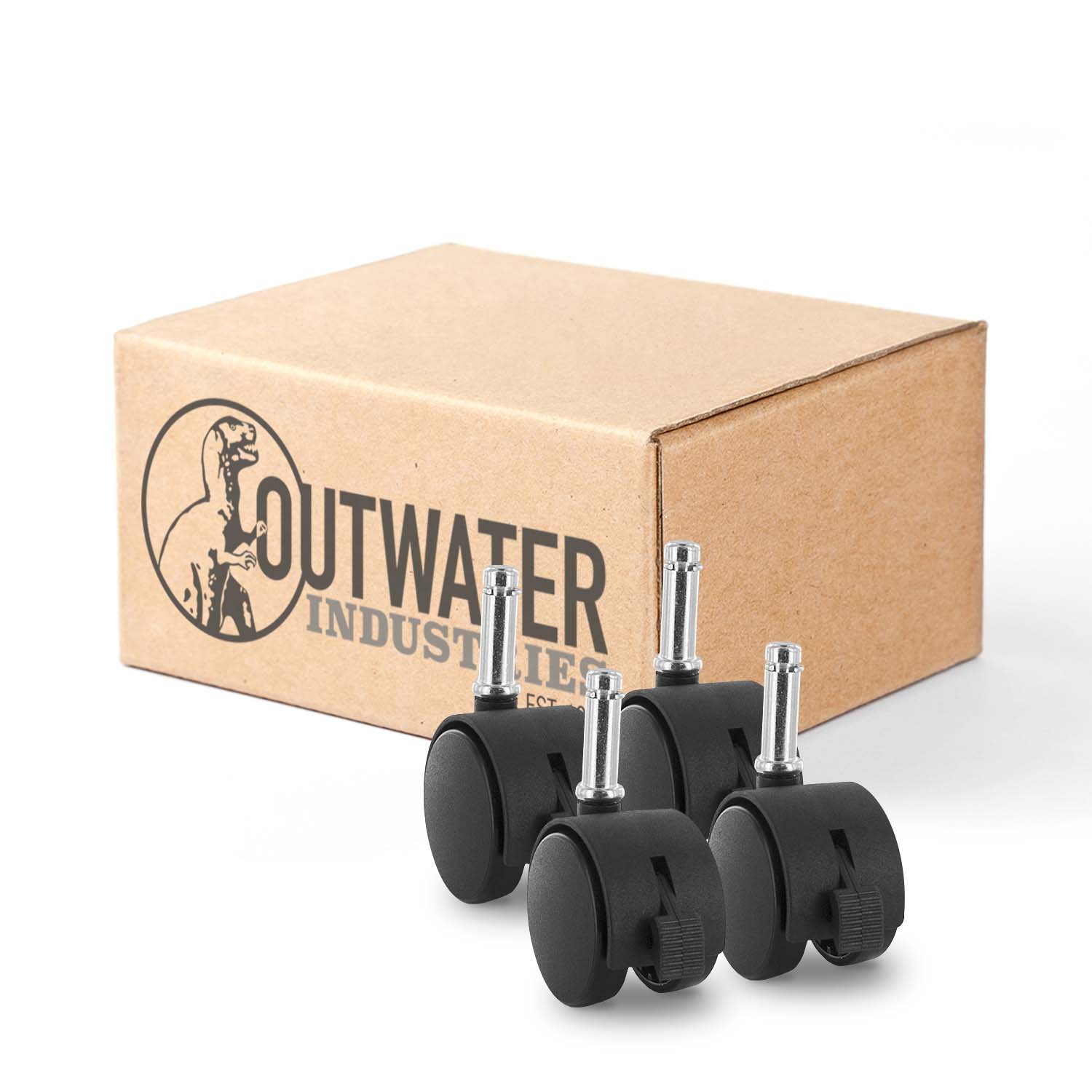 Outwater 3P1.14.00054 2-in Rubber Swivel Caster